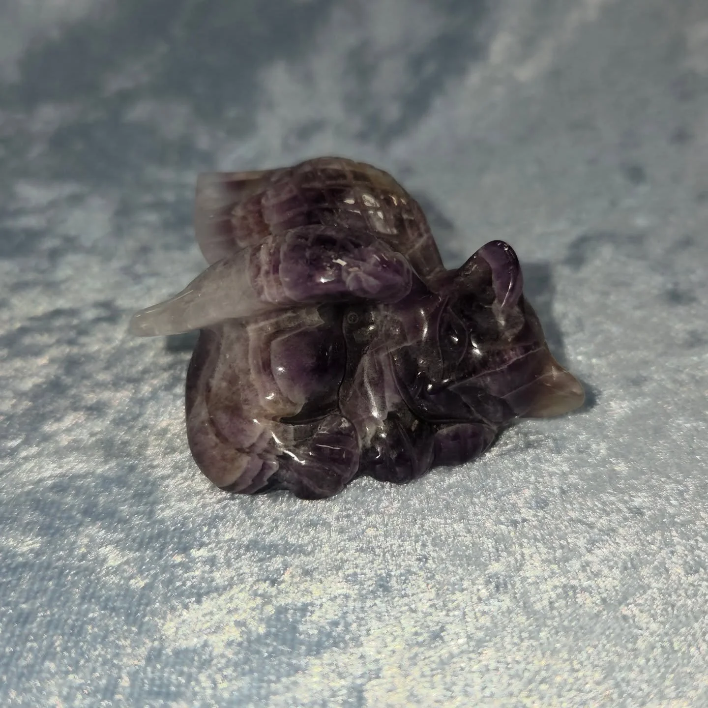 ✨️💜𝐀𝐌𝐄𝐓𝐇𝐘𝐒𝐓 𝐀𝐍𝐆𝐄𝐋 𝐊𝐈𝐓𝐓𝐘💜✨️--$3️⃣0️⃣

𝗔𝗺𝗲𝘁𝗵𝘆𝘀𝘁 promotes moderation where one might go to extremes as well as helping to calm anger and relieve frustration. 💜 As a powerful third eye and crown chakra stone, amethyst aids in