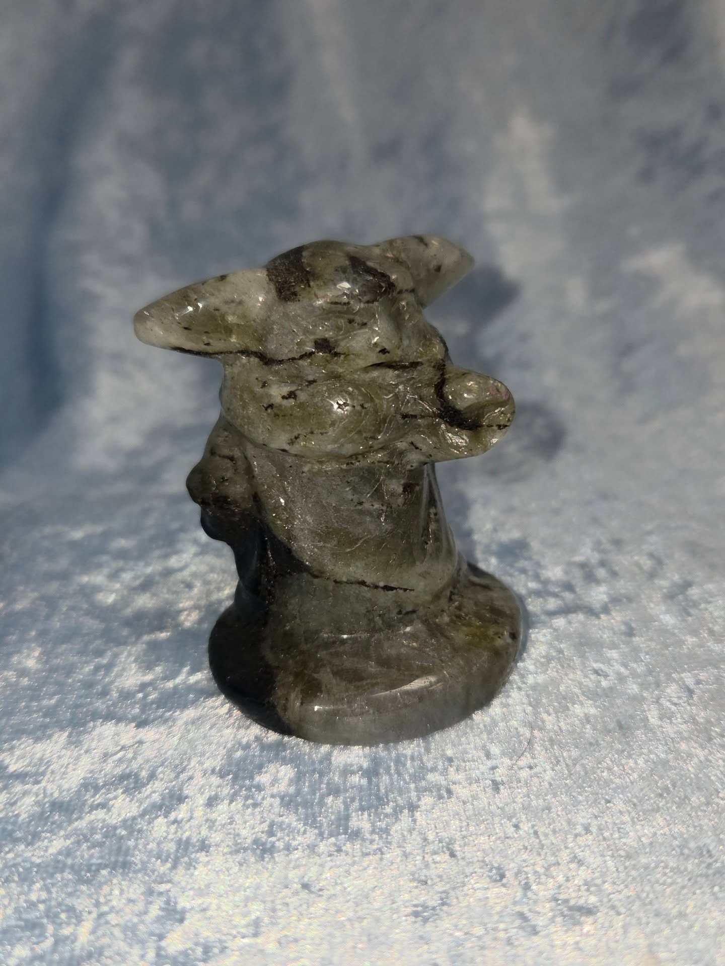 ✨𝐋𝐀𝐁𝐑𝐀𝐃𝐎𝐑𝐈𝐓𝐄 𝐁𝐀𝐁𝐘 𝐀𝐋𝐈𝐄𝐍✨--$4️⃣0️⃣

𝗟𝗮𝗯𝗿𝗮𝗱𝗼𝗿𝗶𝘁𝗲 can amplify your self awareness and intuitive abilities. ✨ It's a great stone of protection during astral travel and meditation and also promotes a sense of responsibility 