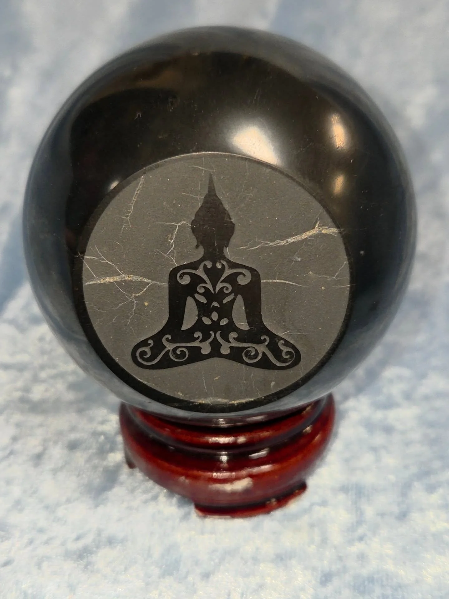 🛡🧘&zwj;♂️𝐒𝐇𝐔𝐍𝐆𝐈𝐓𝐄 𝐁𝐔𝐃𝐃𝐇𝐀 𝐒𝐏𝐇𝐄𝐑𝐄🧘&zwj;♂️🛡--$8️⃣5️⃣

𝗦𝗵𝘂𝗻𝗴𝗶𝘁𝗲 helps to protect one from electromagnetic radiation from cell phones and other electronics.📵 It is also very effective in helping one to be shielded from neg