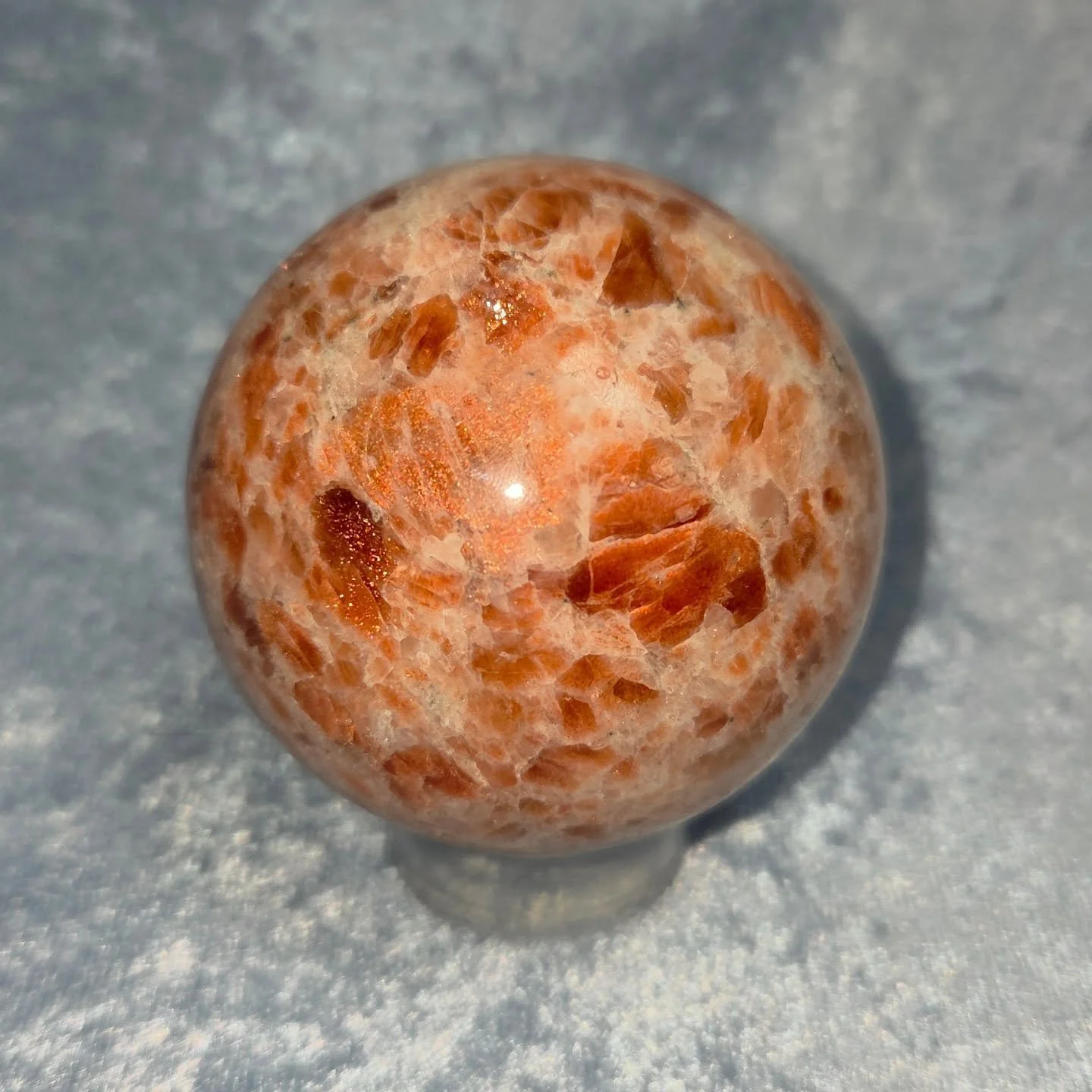 ☀️𝐒𝐔𝐍𝐒𝐓𝐎𝐍𝐄 𝐒𝐏𝐇𝐄𝐑𝐄☀️--$7️⃣5️⃣

As a stone of enlightened leadership, 𝗦𝘂𝗻𝘀𝘁𝗼𝗻𝗲 facilitates mental clarity, self-confidence, a higher sense of self-worth, and self-discipline. 👍 Sunstone can also boost one's vitality and metabolis