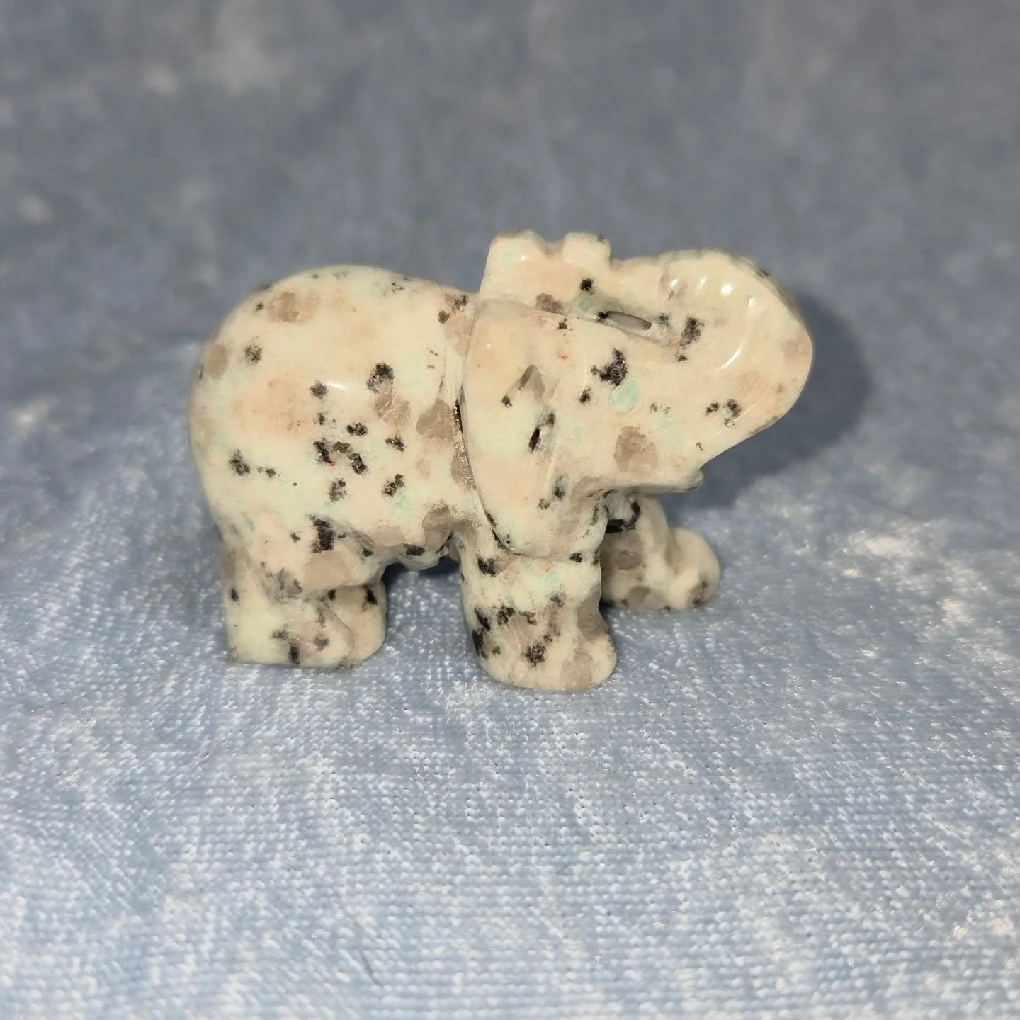 🥝𝐊𝐈𝐖𝐈 𝐉𝐀𝐒𝐏𝐄𝐑 𝐄𝐋𝐄𝐏𝐇𝐀𝐍𝐓🥝--$2️⃣0️⃣

𝗞𝗶𝘄𝗶 𝗝𝗮𝘀𝗽𝗲𝗿 is a great stone to help lift one's spirits.😋 It can bring back feelings of joy and playfulness after a depression and brings calmness while helping one open up to others. Ki