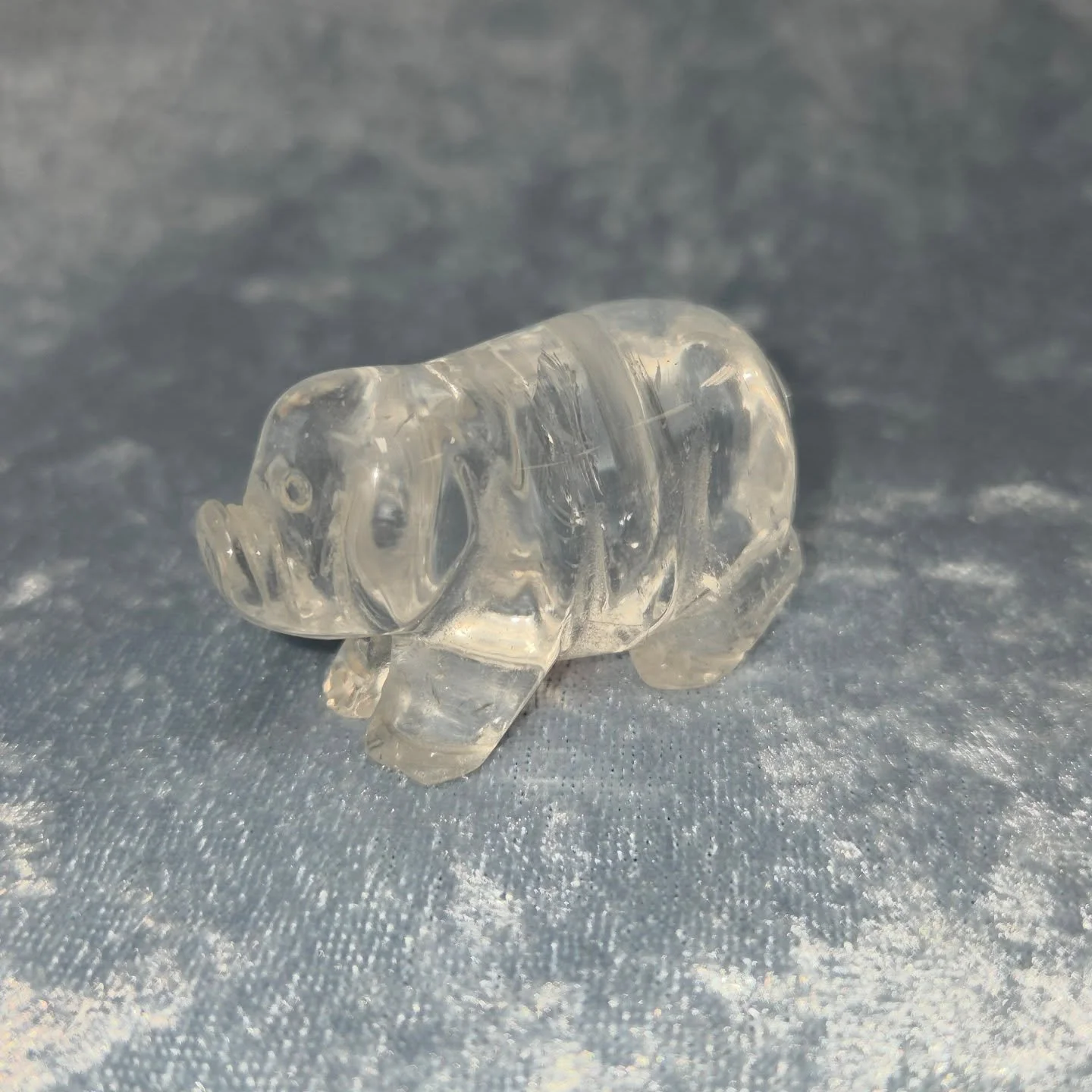 ⚪𝐐𝐔𝐀𝐑𝐓𝐙 𝐂𝐑𝐘𝐒𝐓𝐀𝐋 𝐏𝐈𝐆⚪--$2️⃣0️⃣

𝗤𝘂𝗮𝗿𝘁𝘇 𝗖𝗿𝘆𝘀𝘁𝗮𝗹 is a very versatile stone in that it can be programmed to be the type of tool you desire. ✨ It is also a great amplifier and accelerator of the energy you direct through it.  