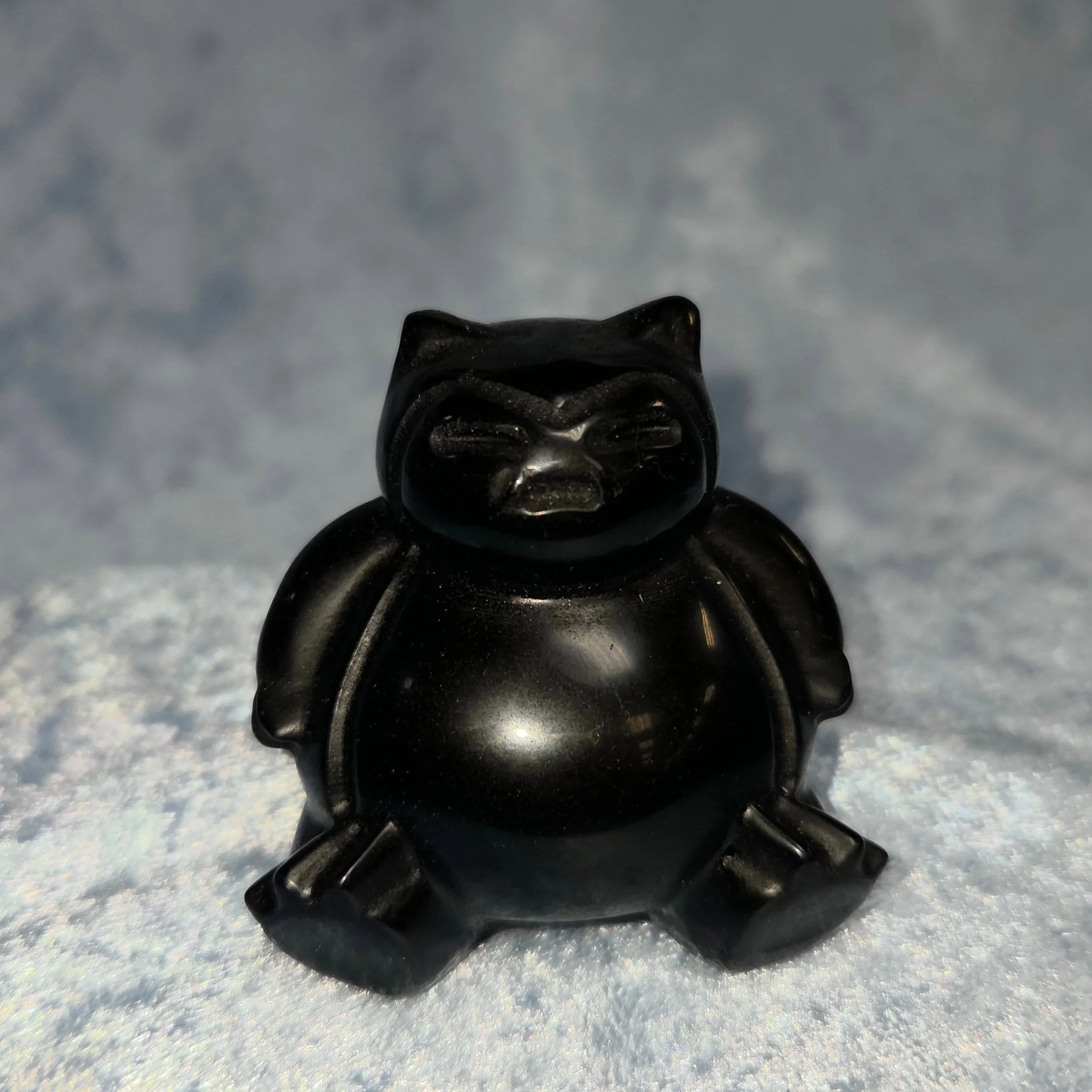 🖤𝐎𝐁𝐒𝐈𝐃𝐈𝐀𝐍 𝐒𝐍𝐎𝐑𝐋𝐀𝐗🖤--$3️⃣0️⃣
𝗢𝗯𝘀𝗶𝗱𝗶𝗮𝗻 is a strong protective stone, as it forms a shield against negativity. 🛡 It can provide you with compassion and strength. It aids in processing things that are hard to accept. 🖤

Please 