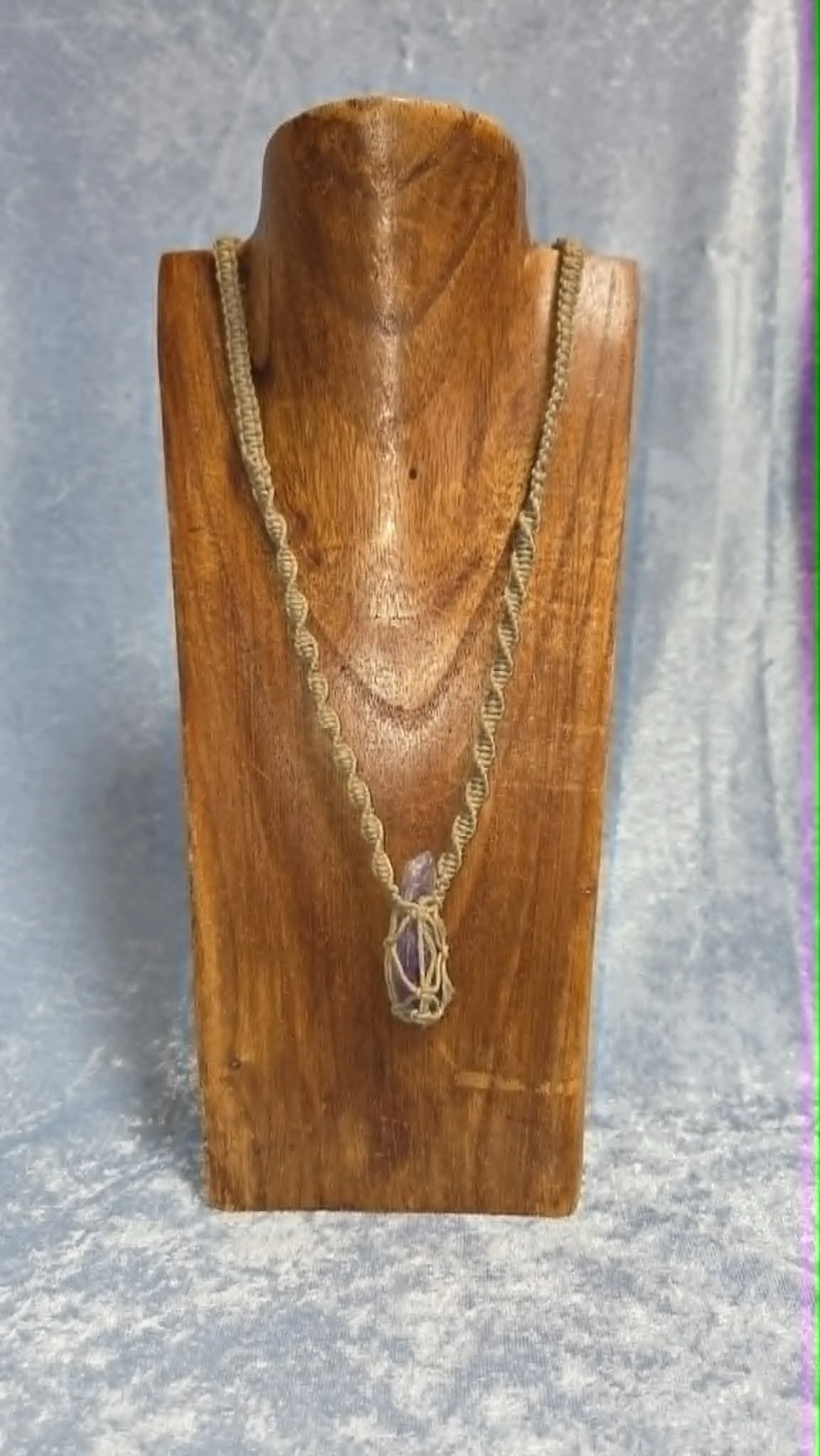 Amethyst Hemp Necklace