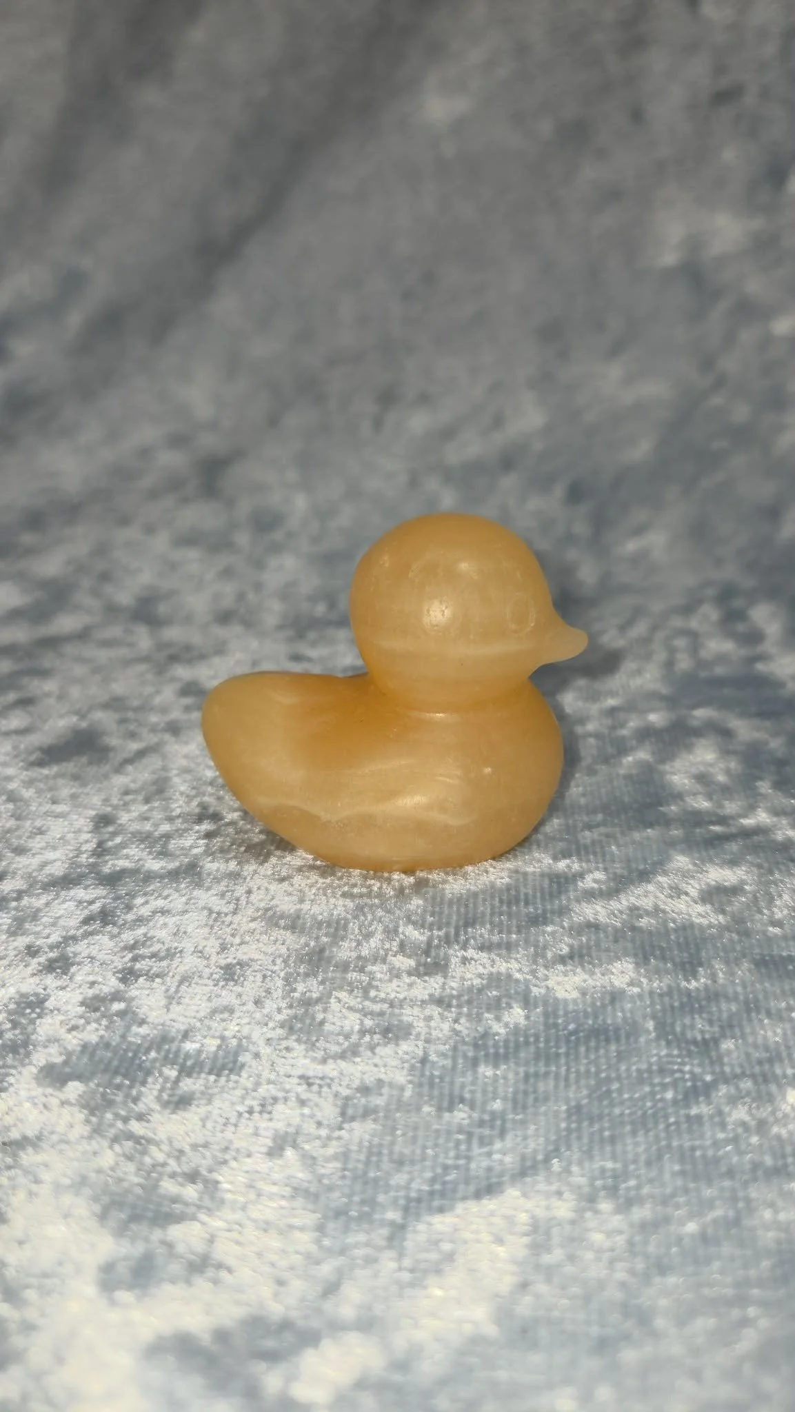 Orange Calcite Duck
