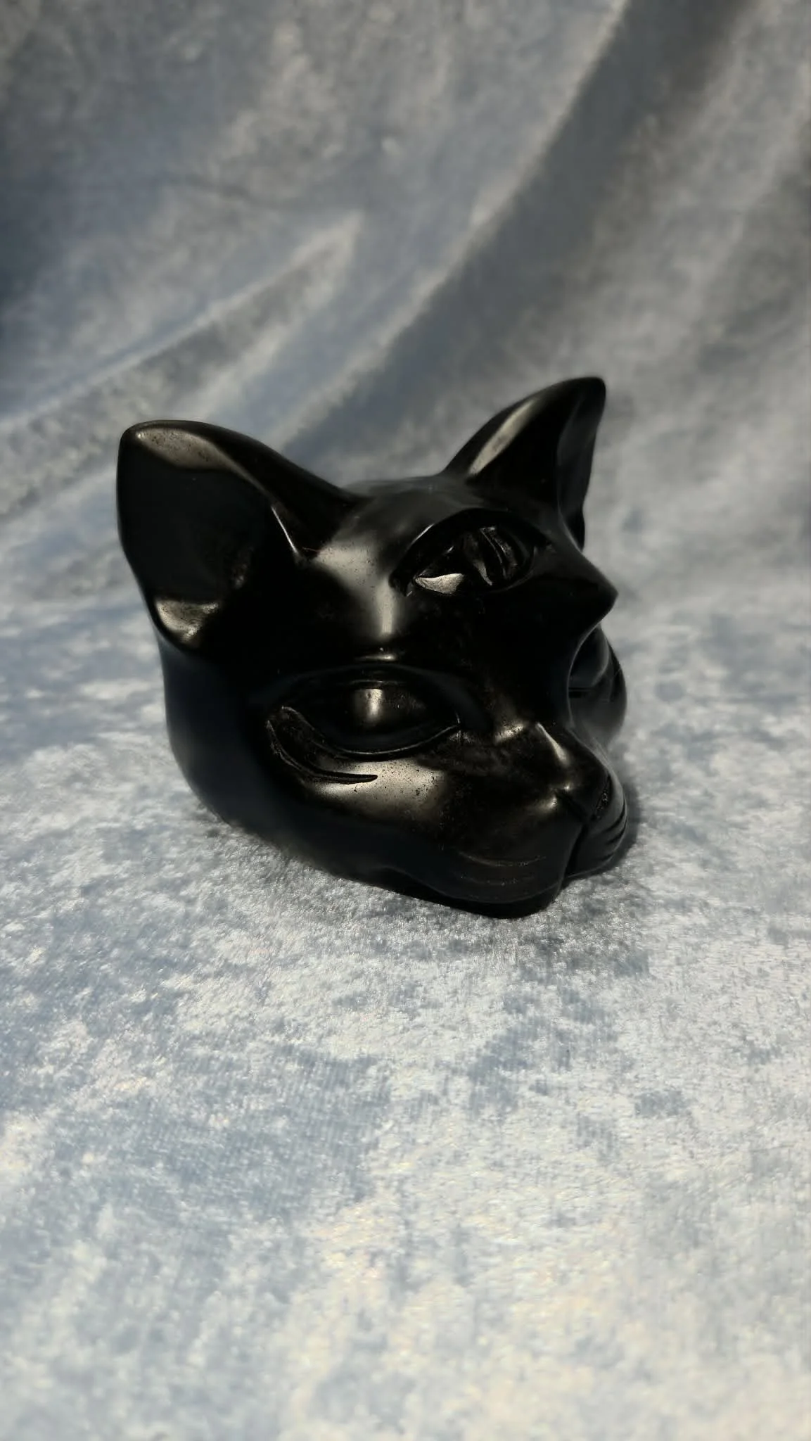 Black Obsidian 3rd Eye Cat