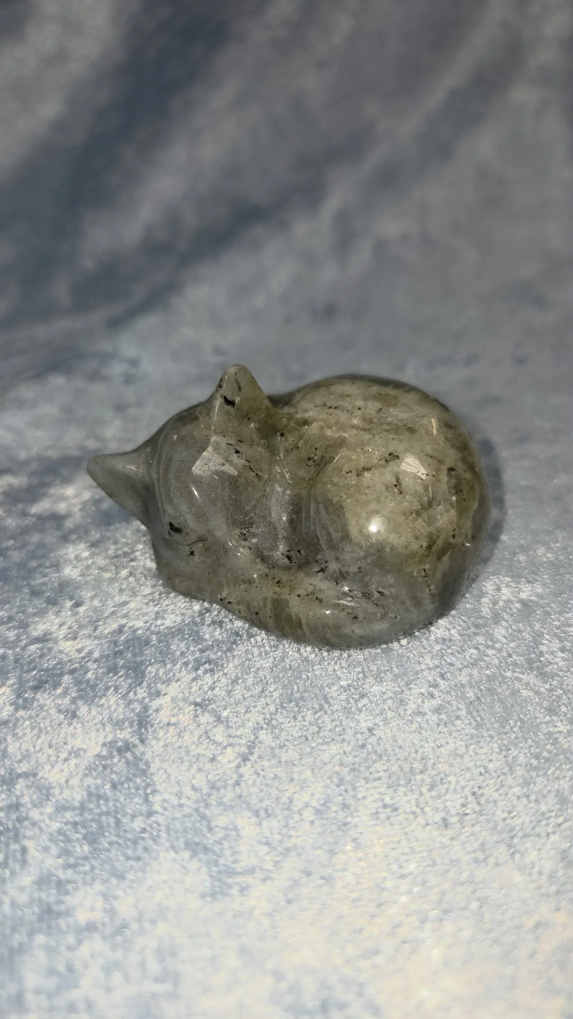 Labradorite Sleepy Kitty