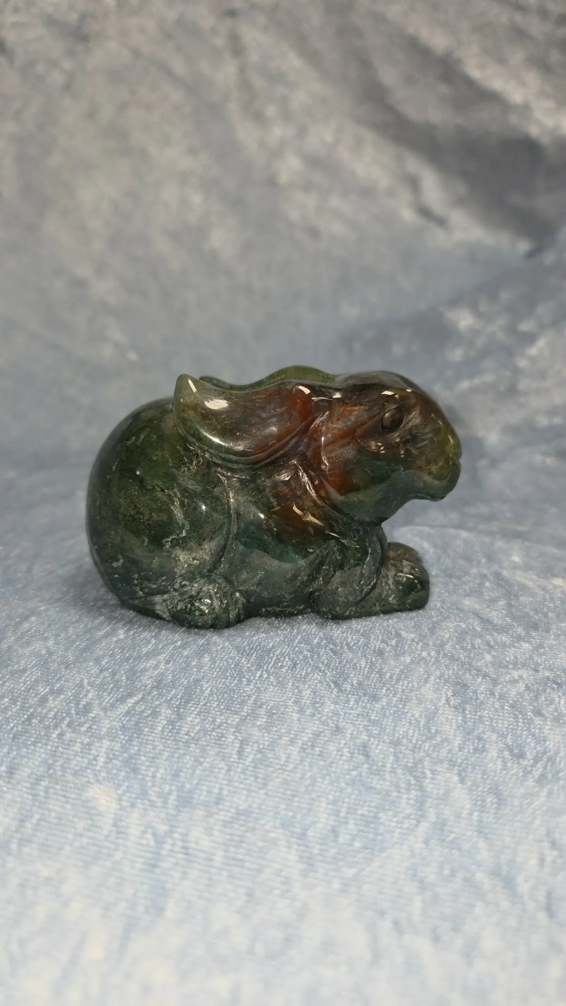 Moss Agate Rabbit