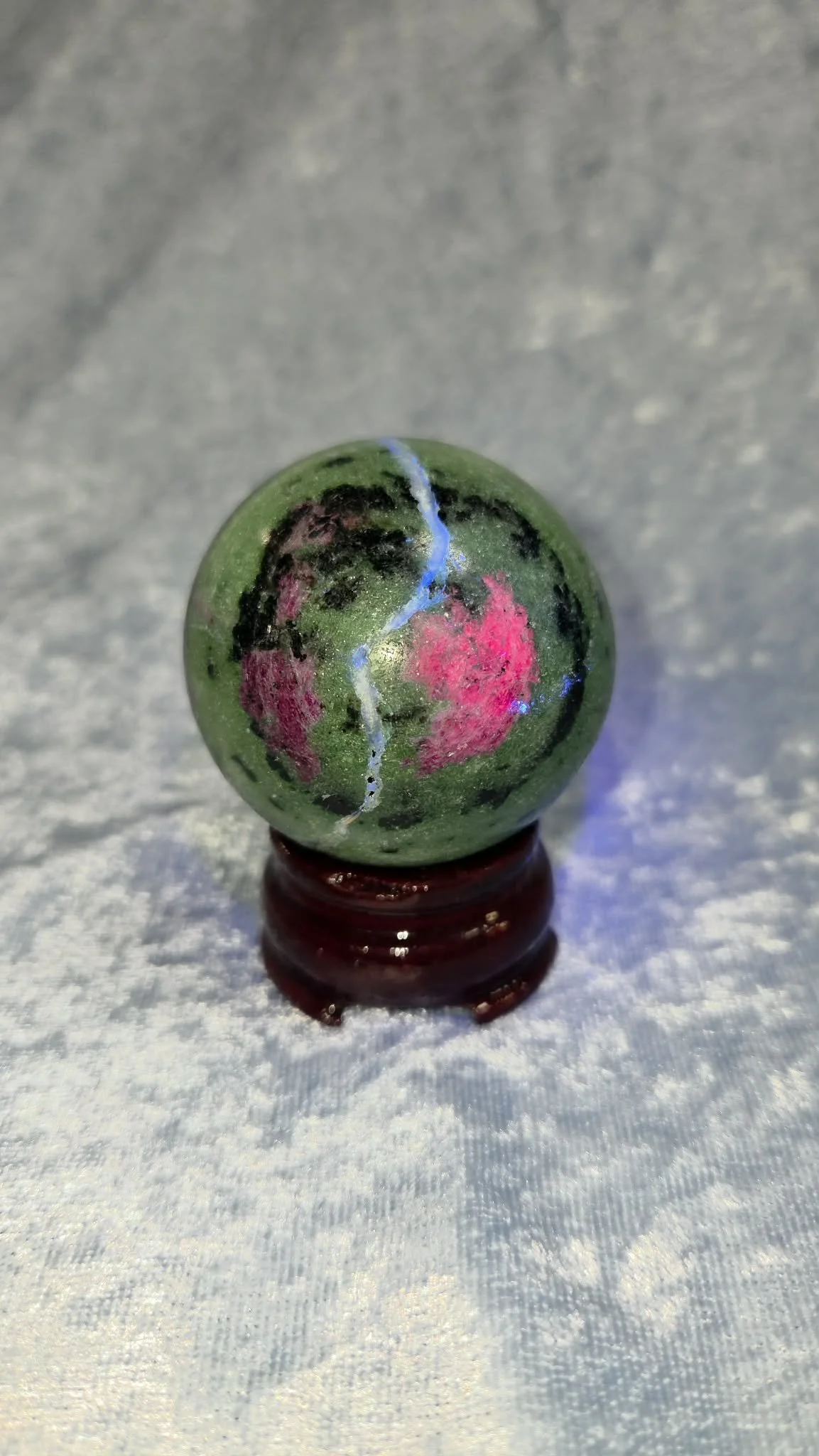 Ruby Zoisite 53mm Sphere