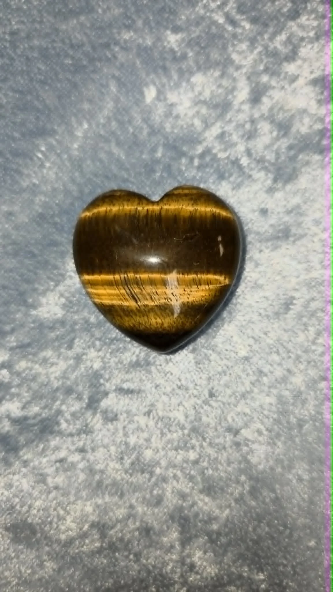 Tiger's Eye Heart