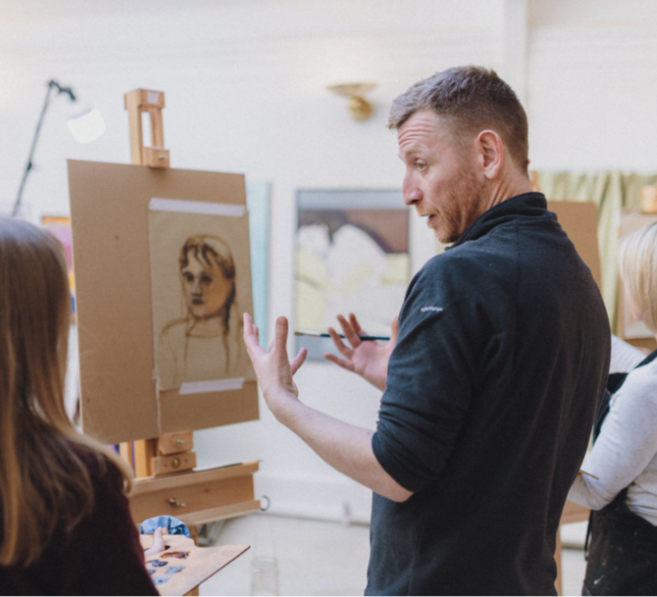 Portrait Painting in Oils