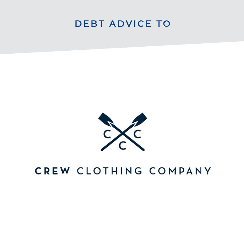 Debt Advice to Crew Clothing Co