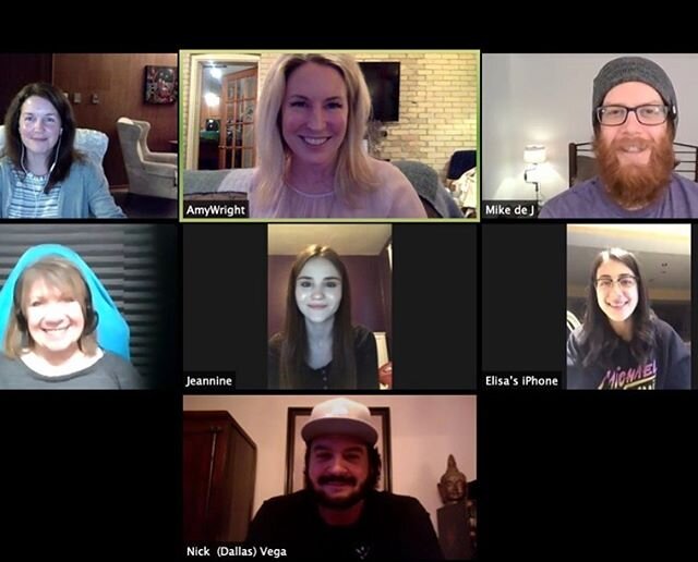 Had a really great class on zoom with special guest Choreographer and casting agent Amy Wright !!!!