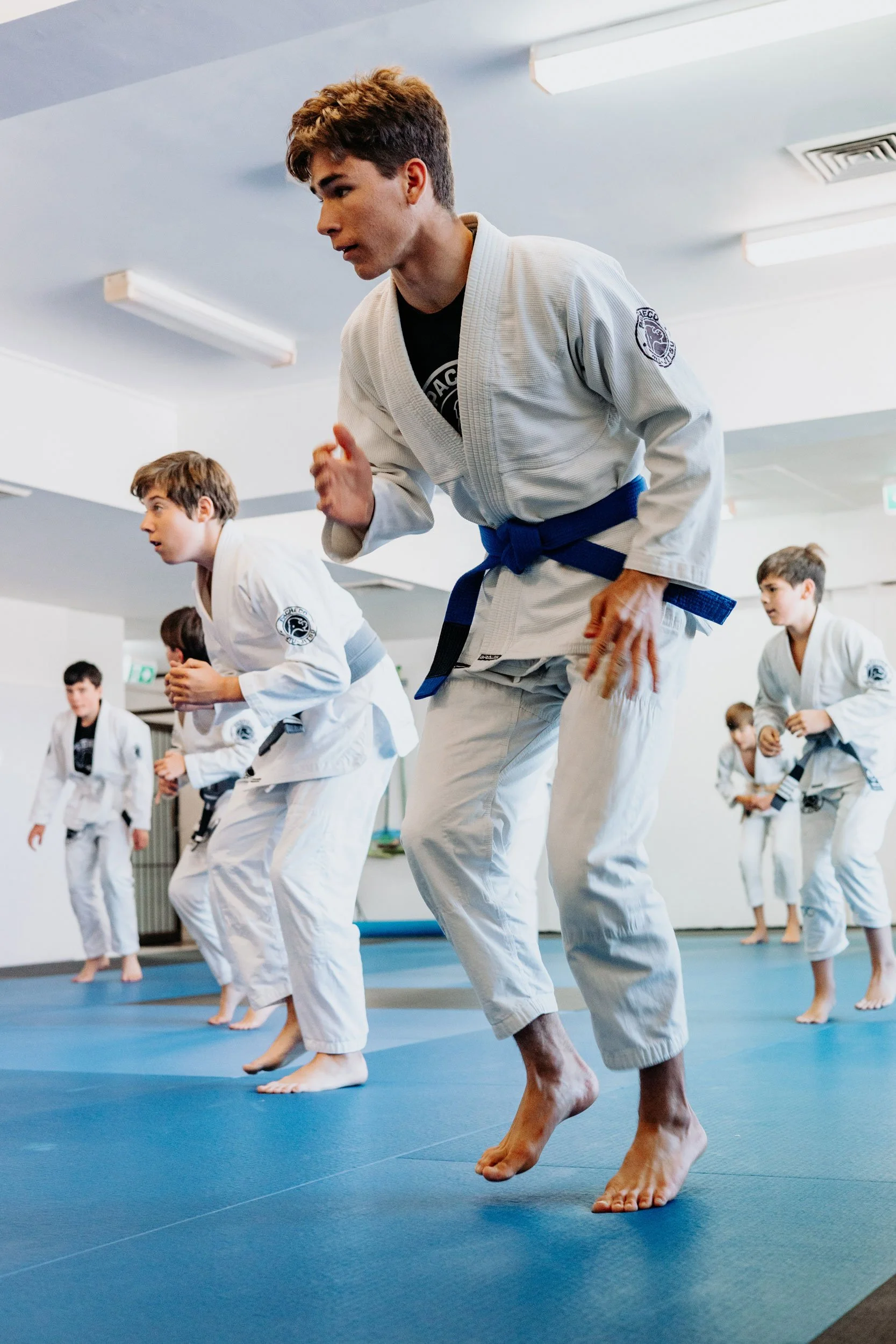 Junior Brazilian Jiu-Jitsu training at Pacheco Jiu-Jitsu Avalon