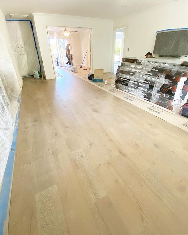 Wide plank European White Oak going in on the Mesa this week for @beckerstudios 🤙