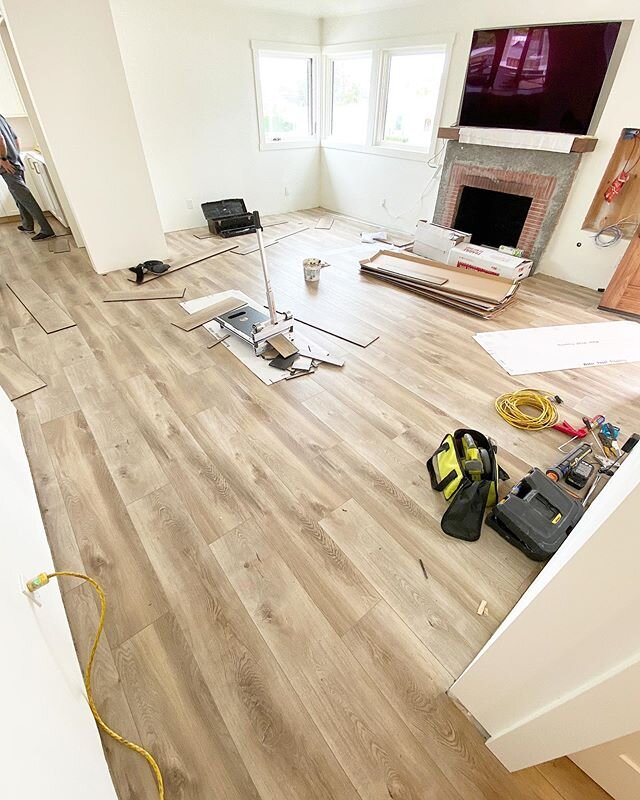 Waterproof plank flooring or hardwood..? 😉