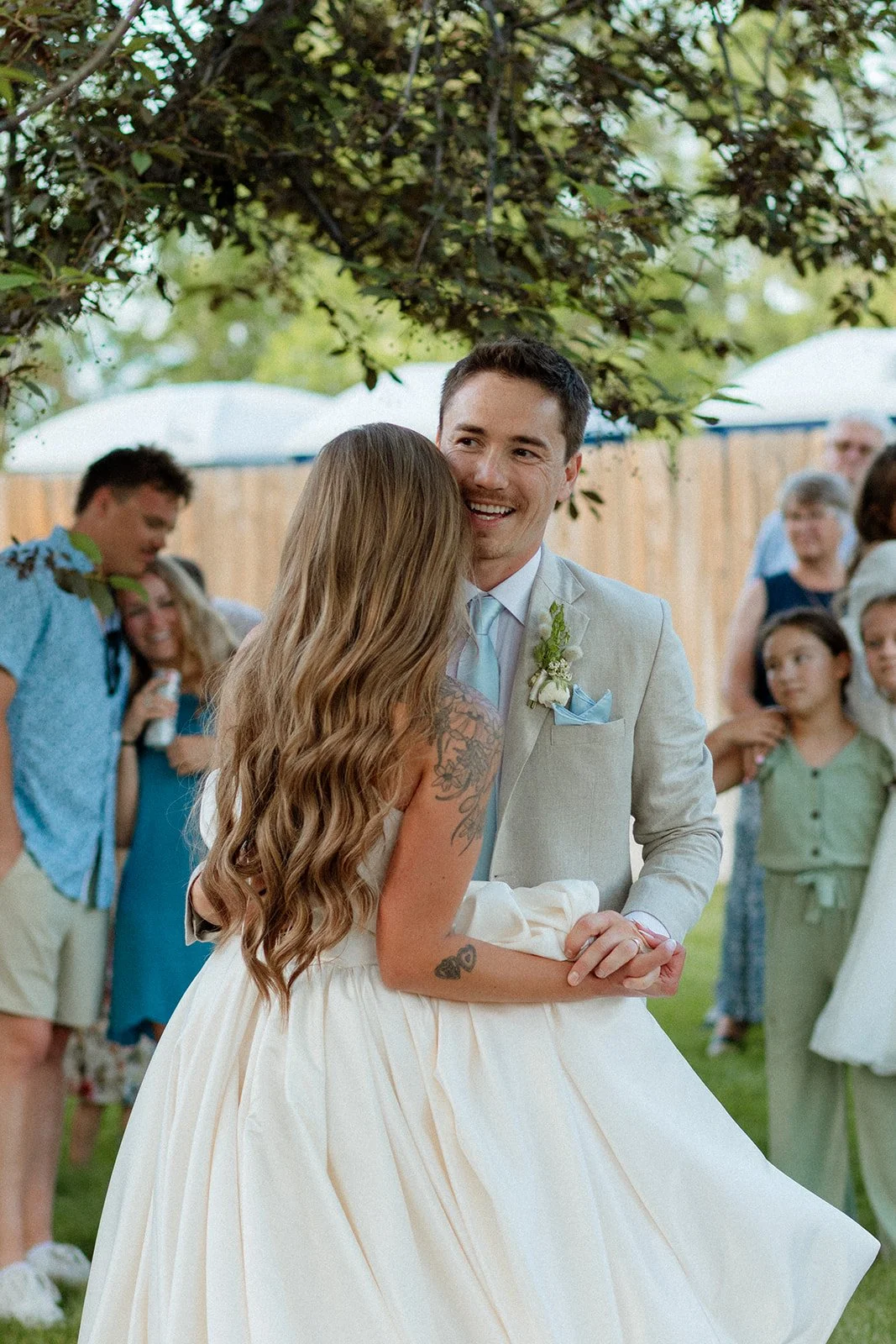 Montana wedding photographer, Helena wedding, Shades of Green, first dance