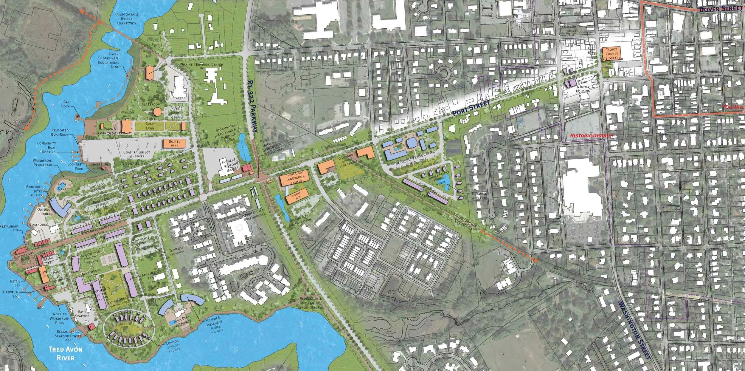 Easton Port Street Masterplan — BCT Design Group