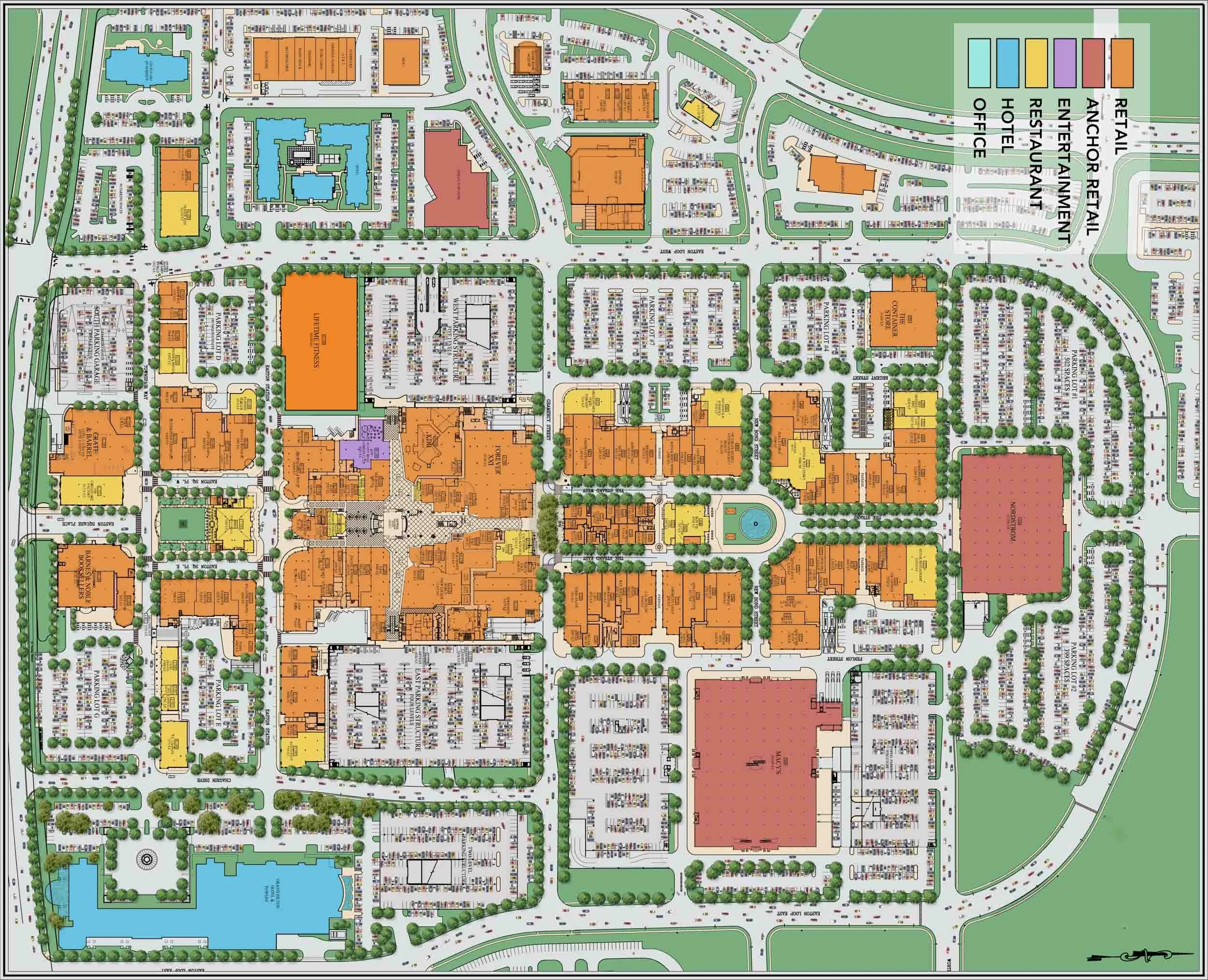 Easton Mall Map - Stefa Emmalynn (Alternate)