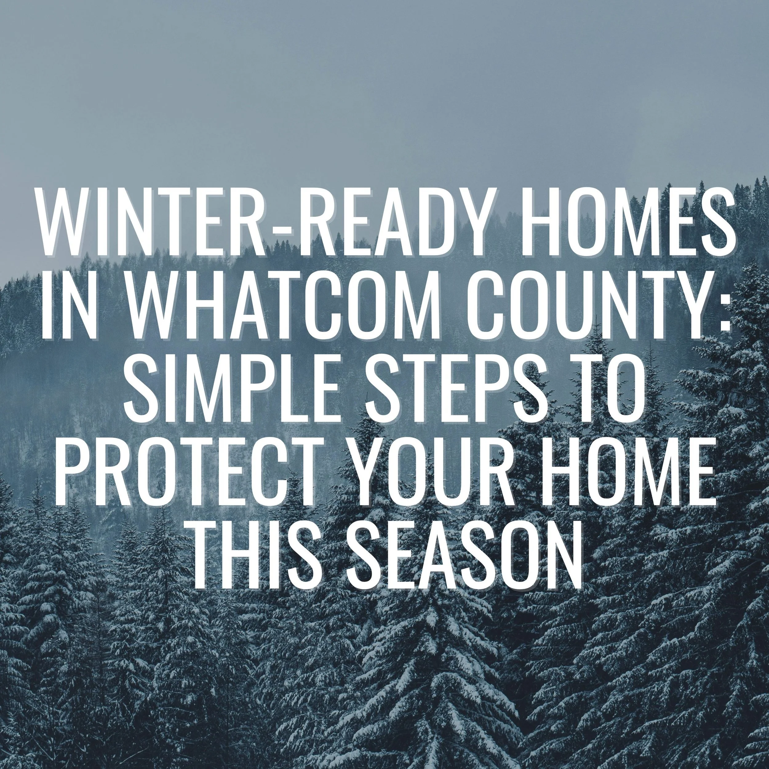 Winter-Ready Homes in Whatcom County: Simple Steps to Protect Your Home This Season