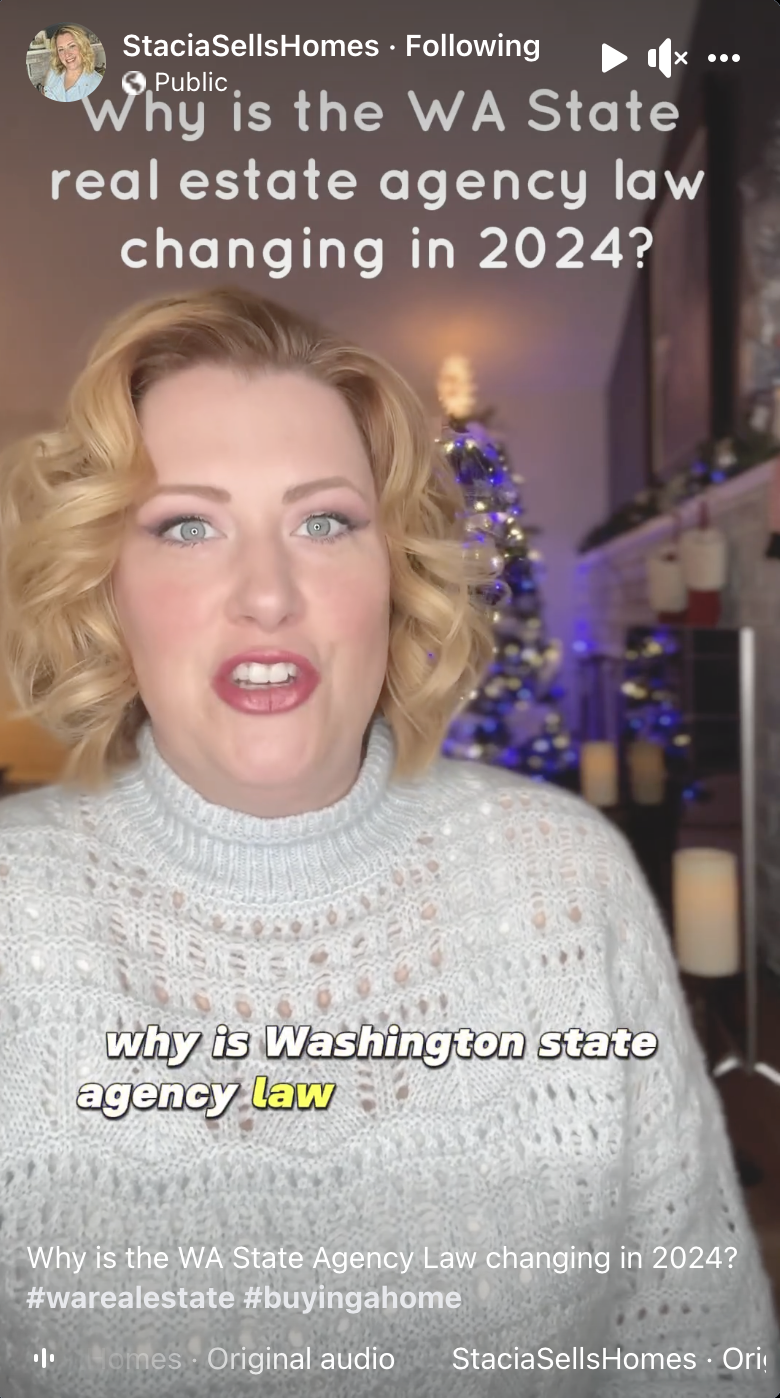 The NEW WA State Agency Law for Real Estate Starting Jan 1, 2024