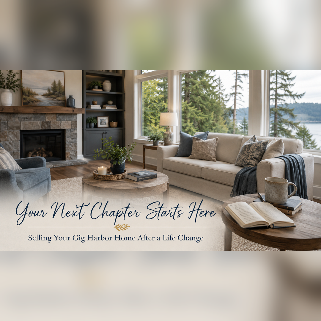 Selling Your Gig Harbor Home After a Life Change | What to Do First
