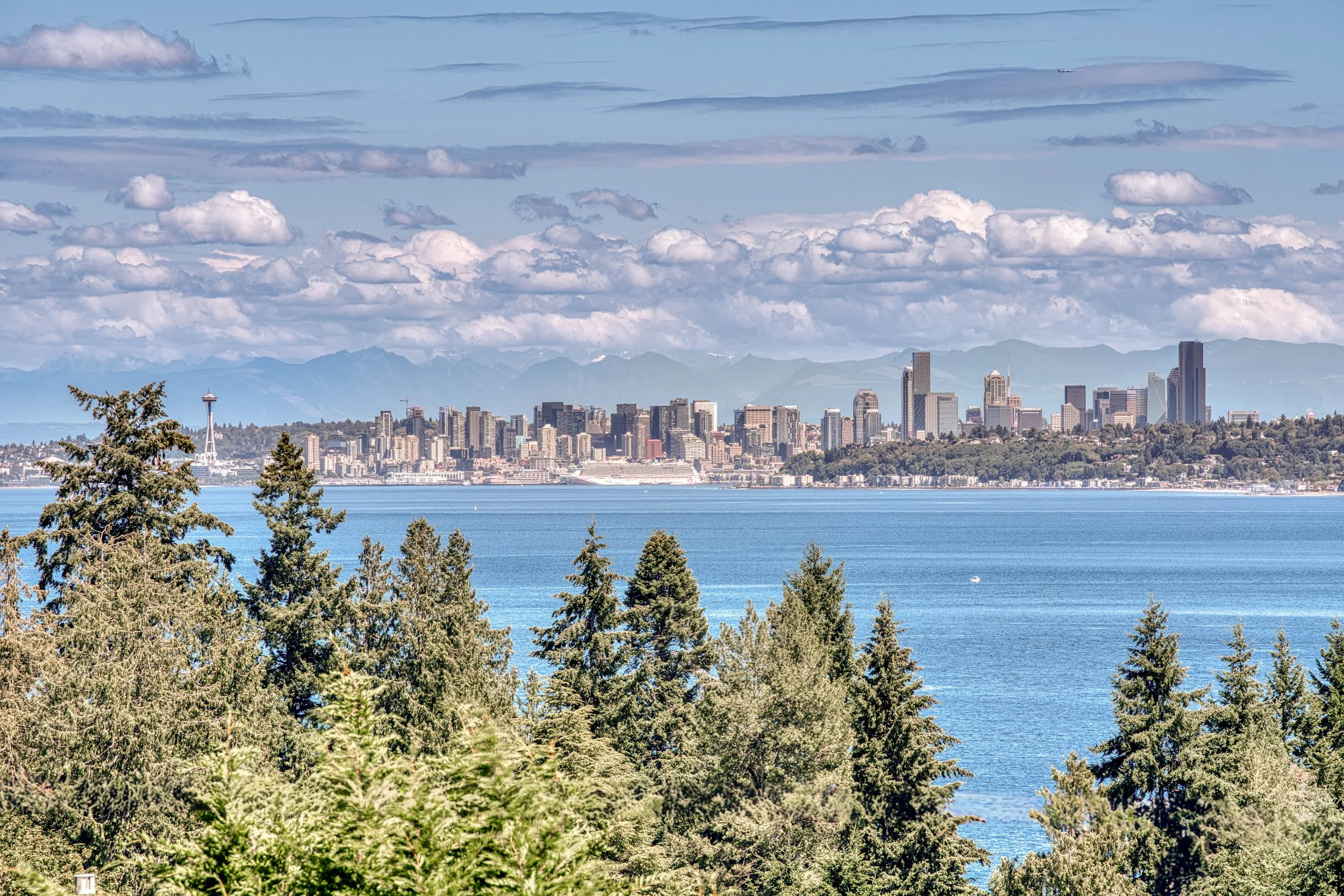View of the Seattle Skyline from Manchester, WA