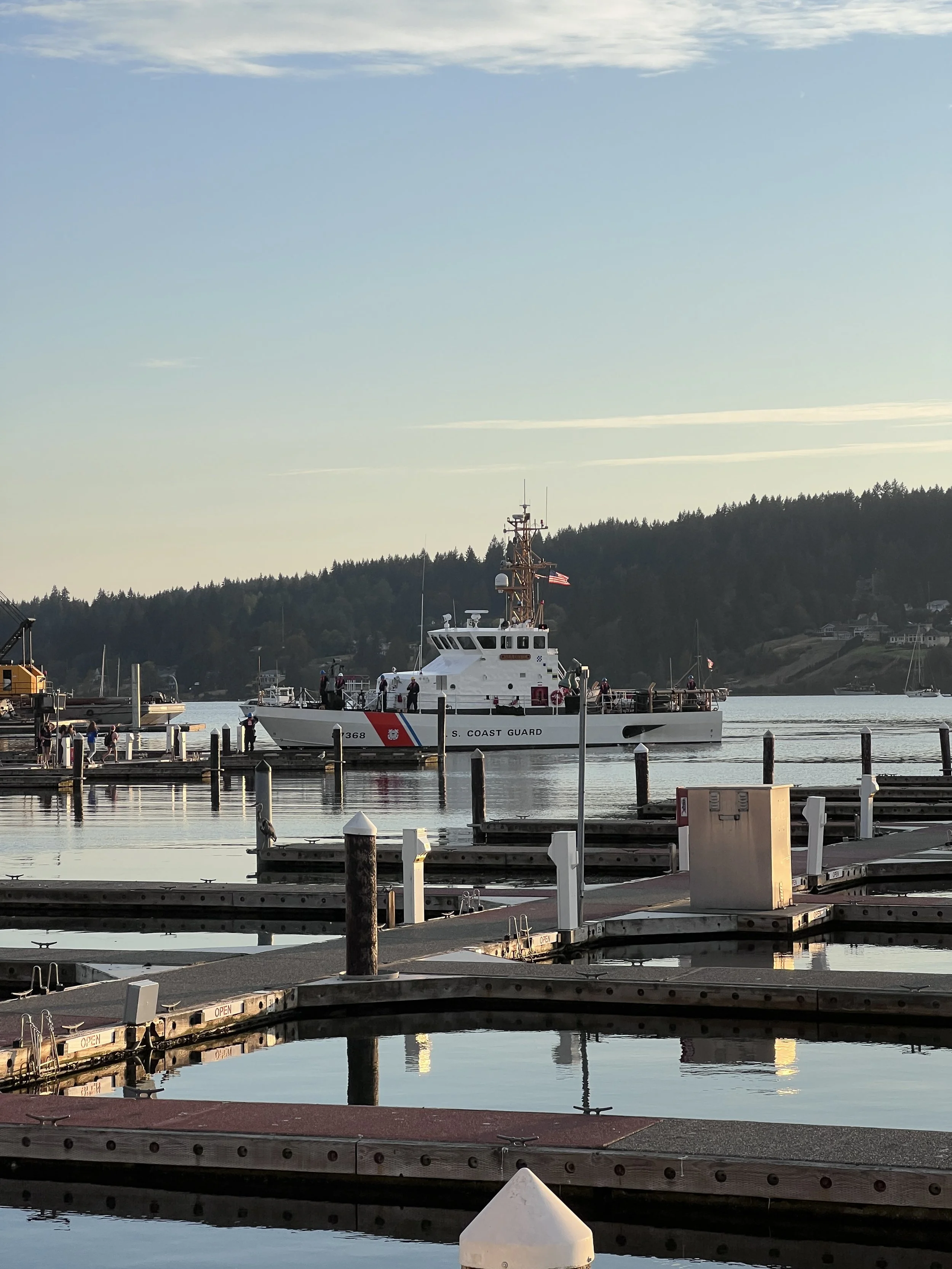 Coast Guard at the Poulsbo, WA Marina