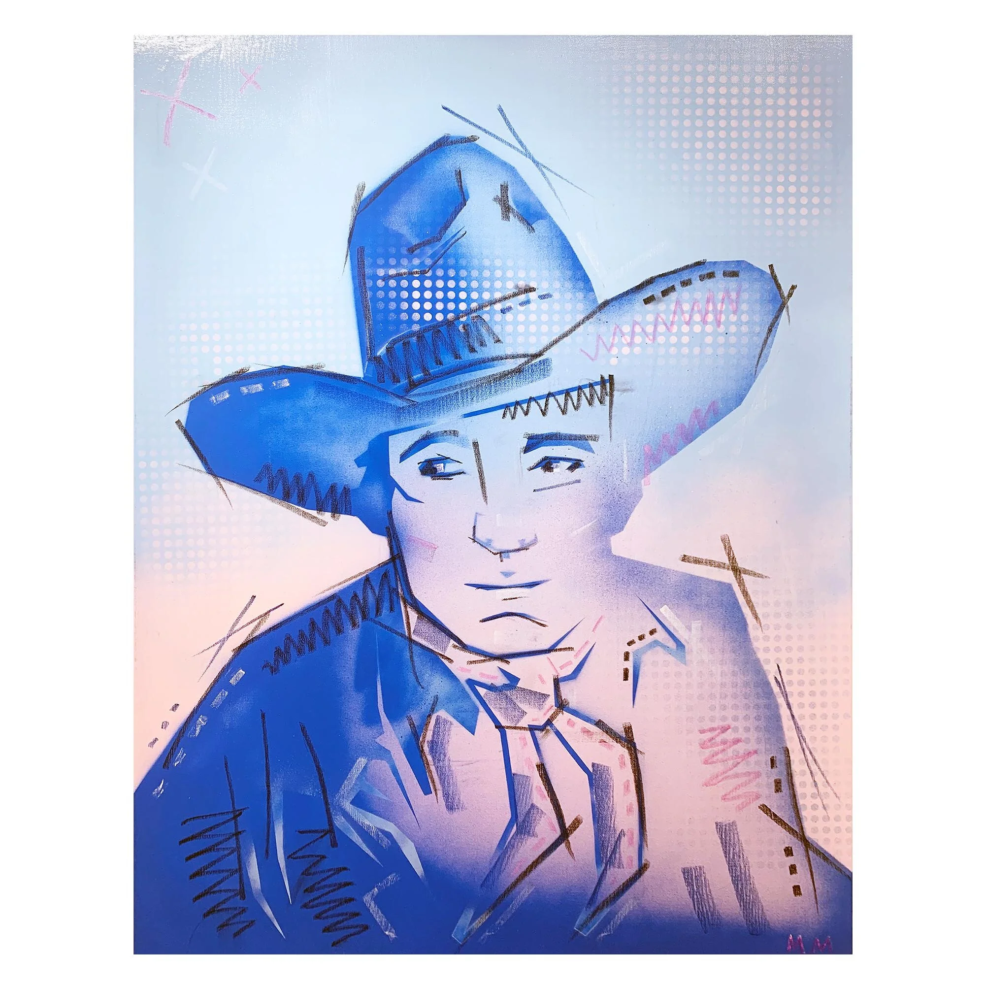Marcus Melton- Cowboy with Dots.jpg