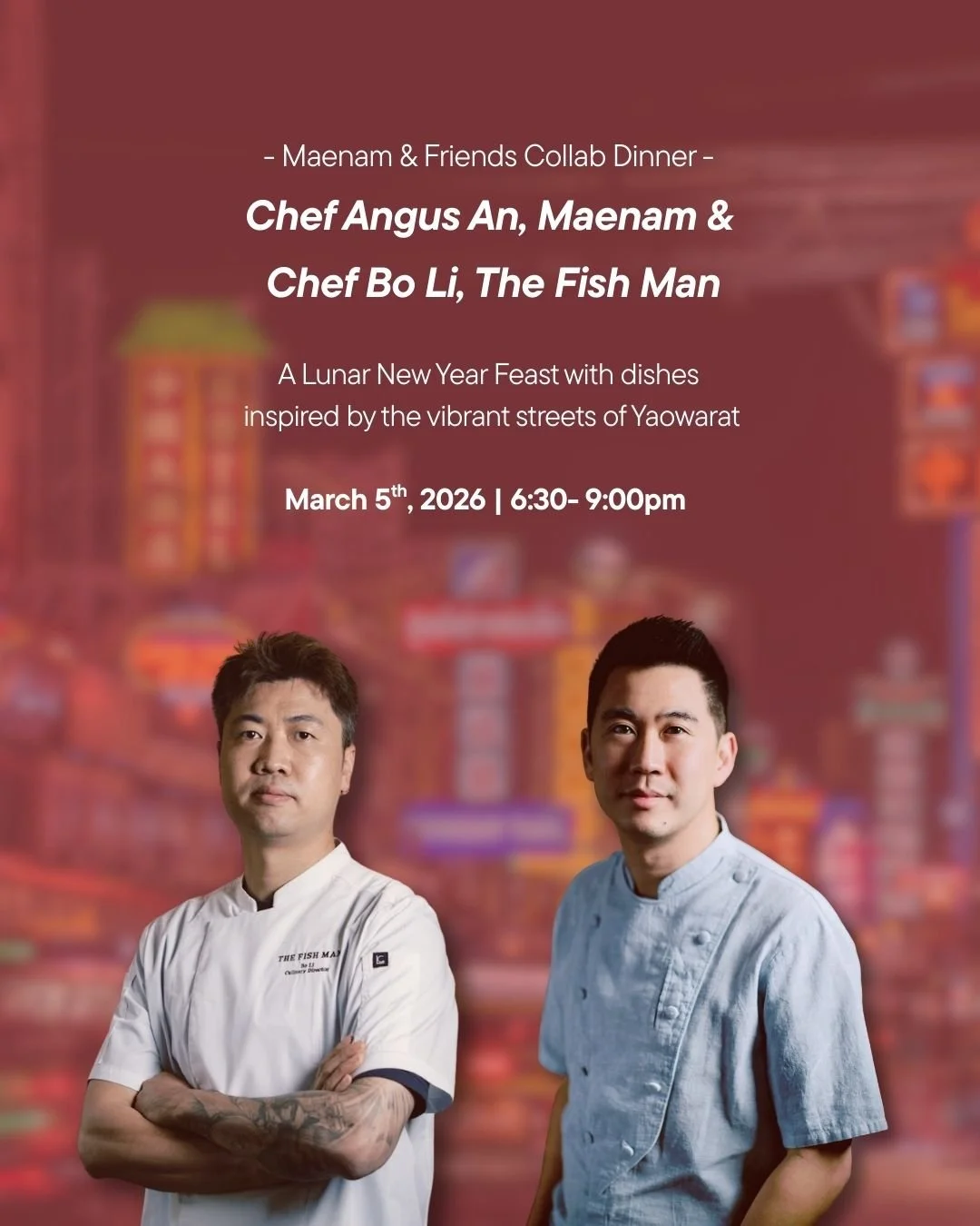 MAENAM AND FRIENDS: A DINNER SERIES RETURNS