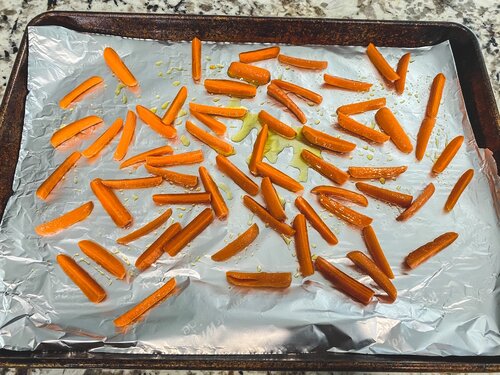 Oven Baked Carrot Fries — Surviving Momday