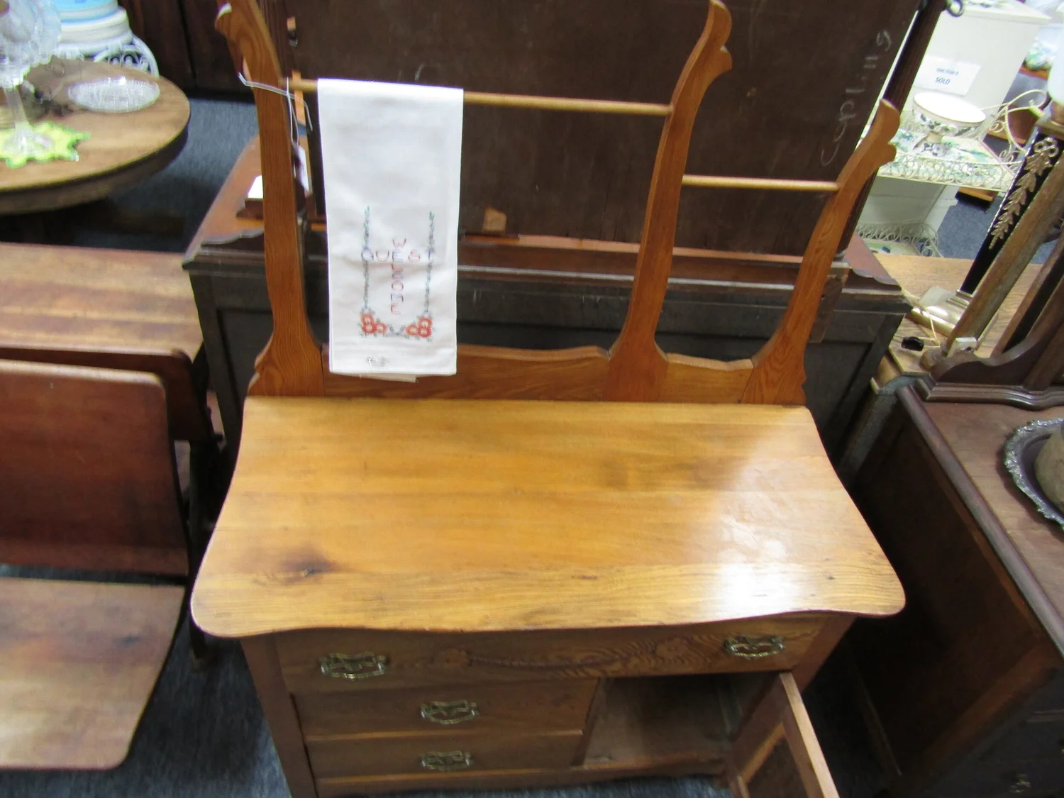 Antique Dry Wash Stand — Another Man's Treasures Tooele