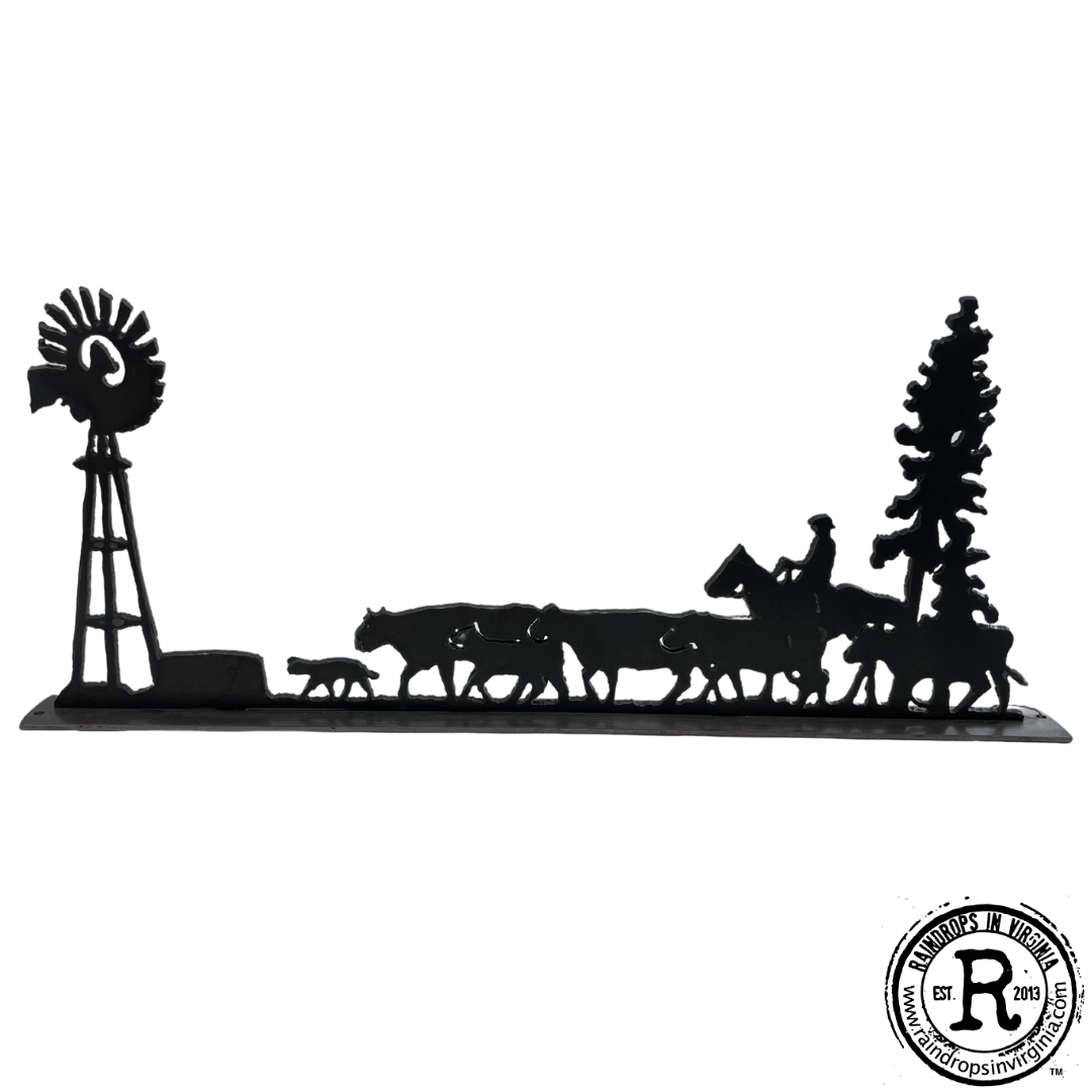 Raindrops in Virginia-Metal Farm Scene.png