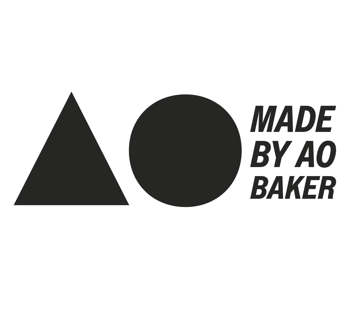 MADE BY AO BAKER