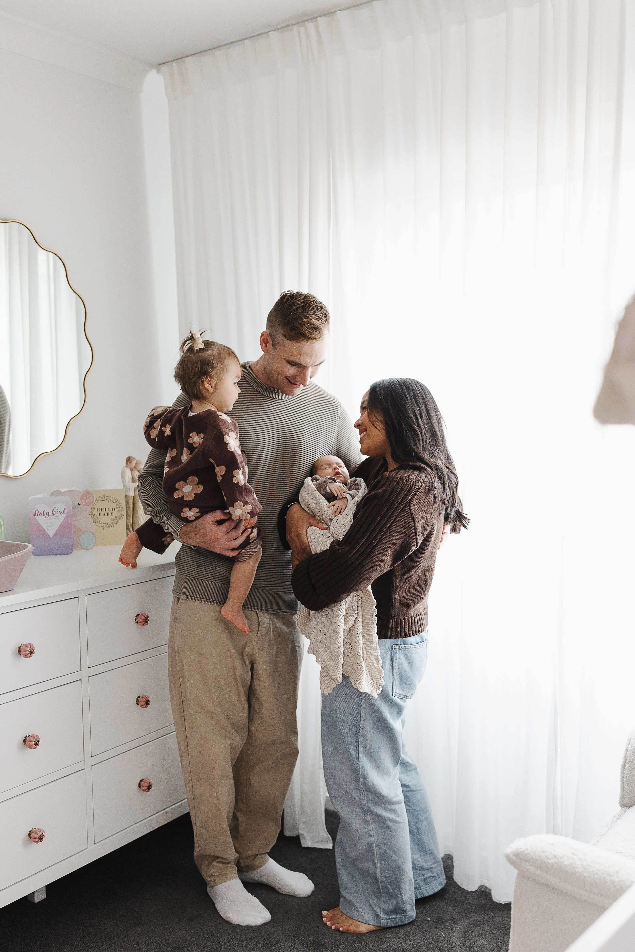 Bendigo photography newborn home session