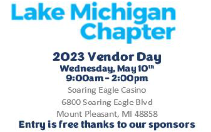 Lake Michigan Chapter Vendor Day