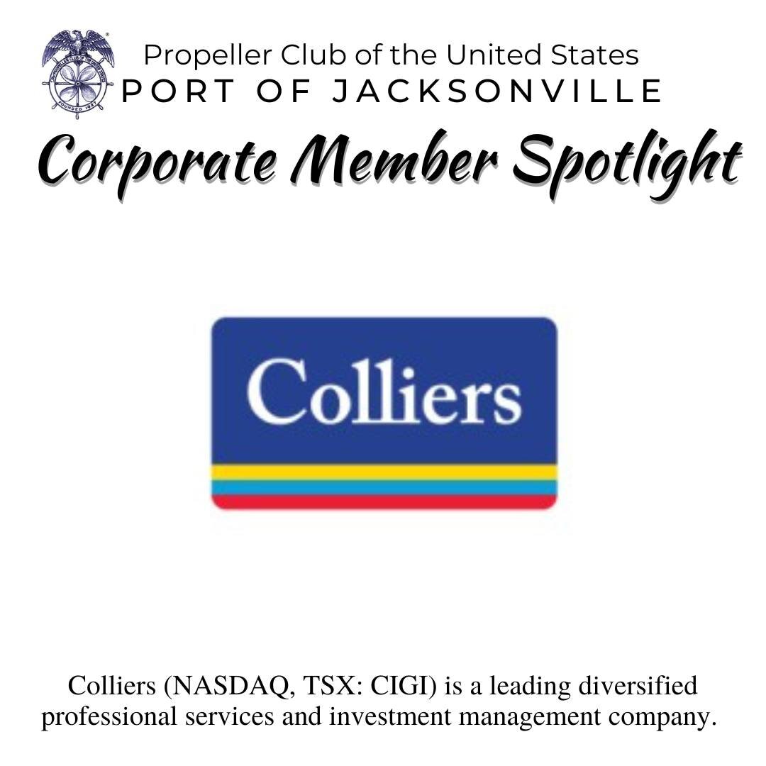 Did you know @colliersinternational is a global leader in real estate services and investment management ?

#PropClubJax is grateful for Colliers support of our mission.

With operations in 66 countries, Colliers 19,000 enterprising professionals wor