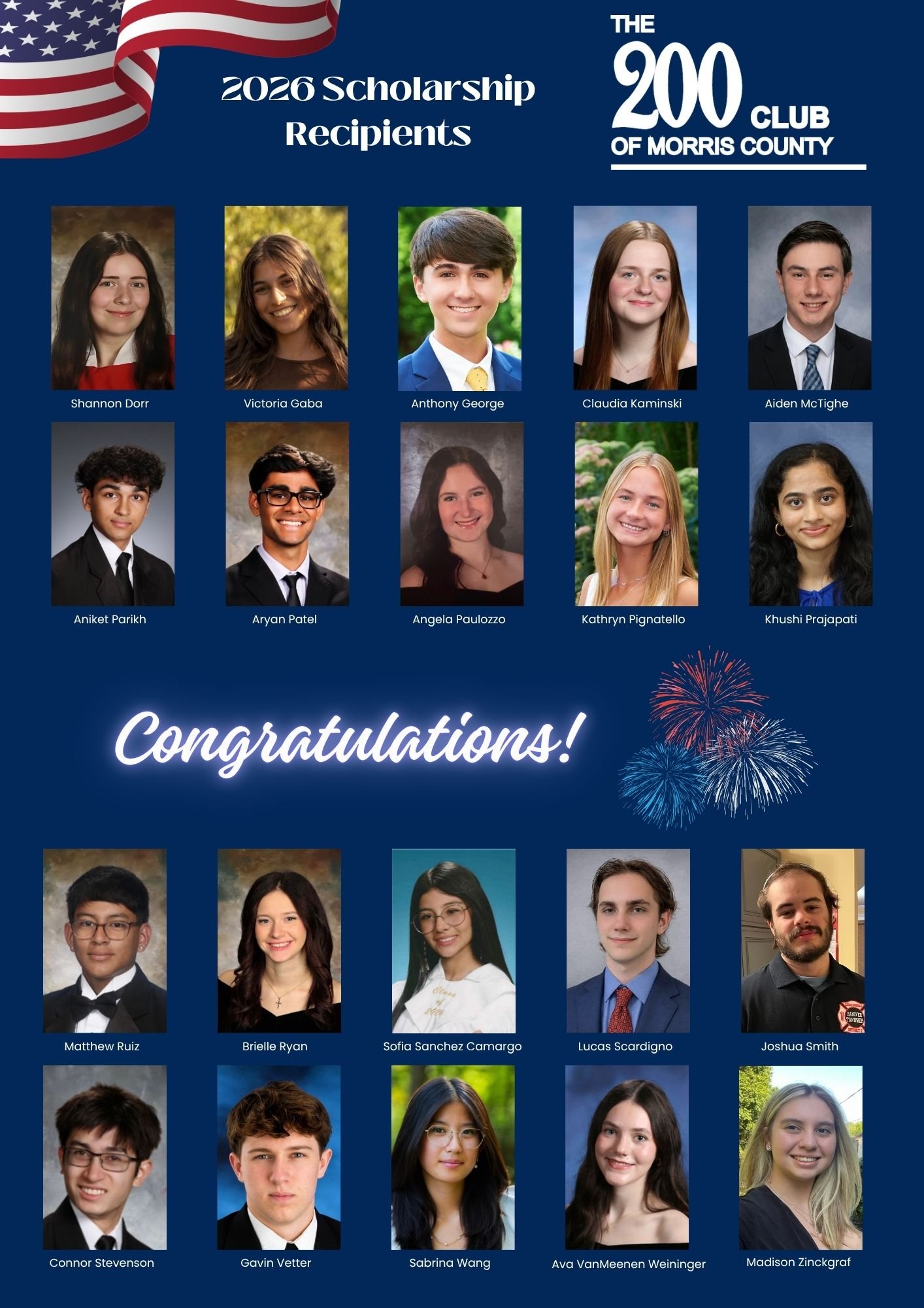 2026 Scholarship Awards Commemorative Program