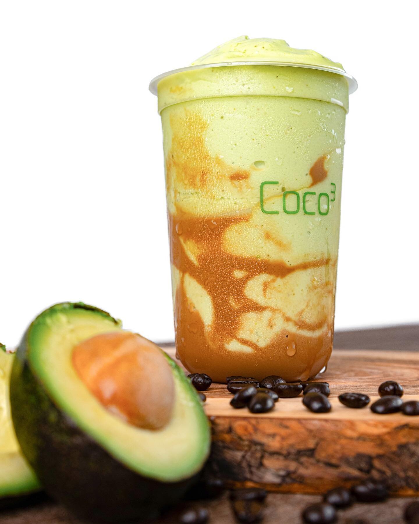 Stay cool and energized with our Avo-Coffee Blend: Avocado Blend with a shot of Vietnamese Coffee 🥑