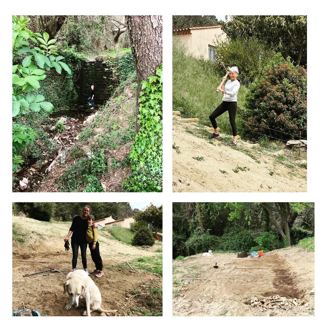 Happy Earth Day!🌎🌳

A dream come true &hellip;

Our village has started a &ldquo;jardin partag&eacute;&rdquo; - and I&rsquo;m sharing an allotment with my friend Sue (with son Charlie and dog Lucas). 

Today was our first day clearing and planning 