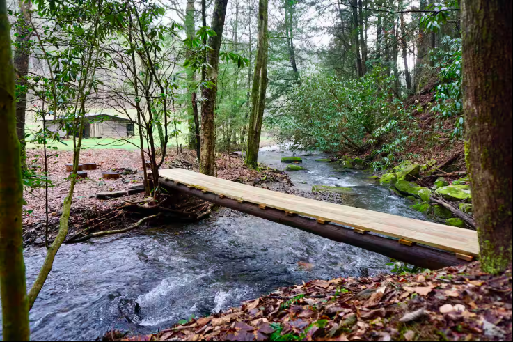 Creek Walking Bridge