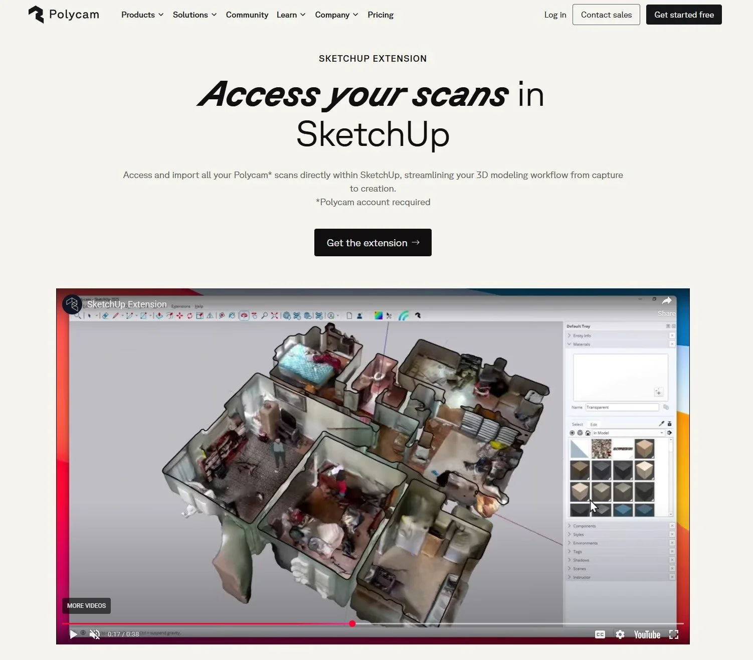 Polycam SketchUp Launch