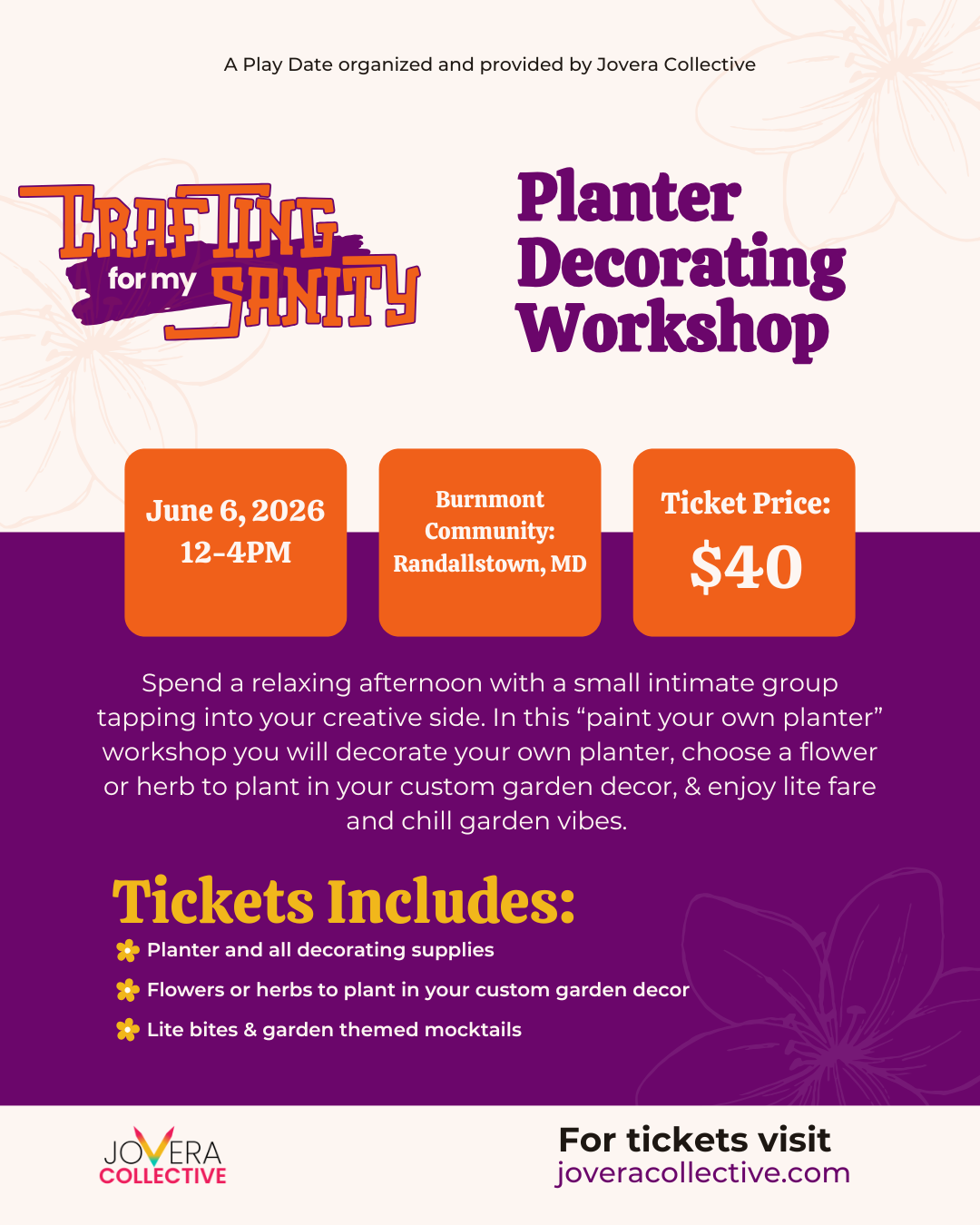 Sip & Make: Planter Decorating Workshop
