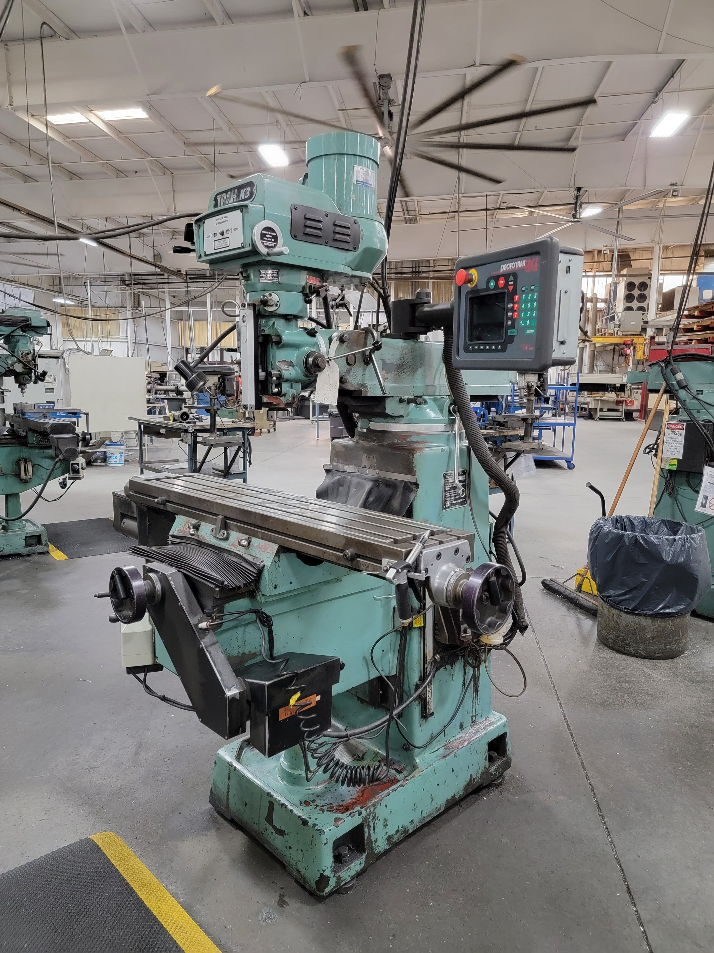 Southwestern Industries Trak K3 CNC Manual Knee Mill