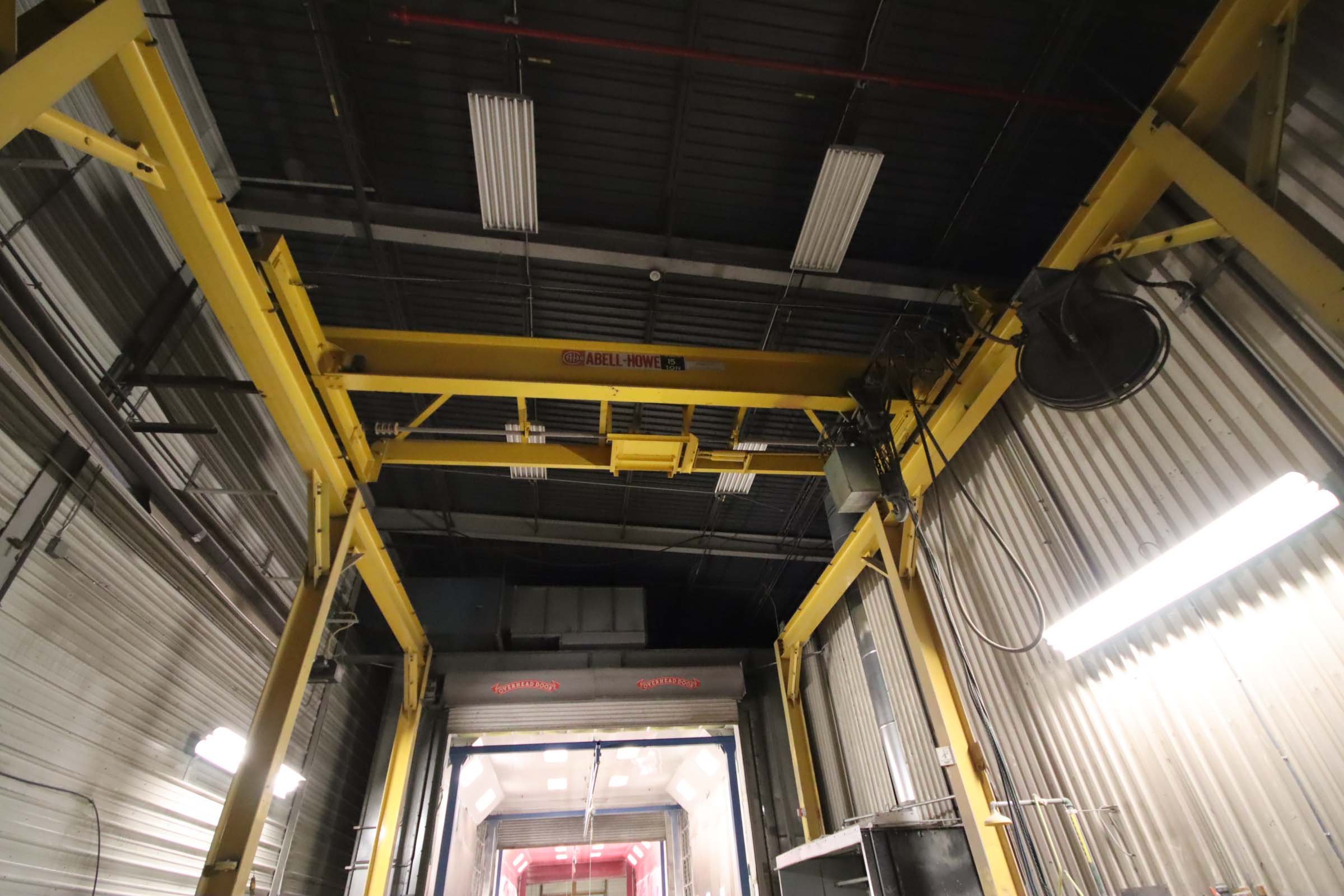 15 Ton Bridge Crane System-,Appx. 20' Span with Runway Appx. 45'