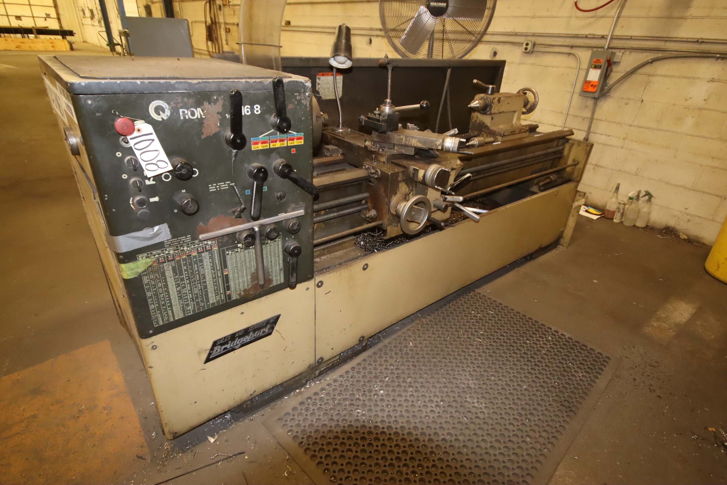 Bridgeport Lathe, Model 16-8