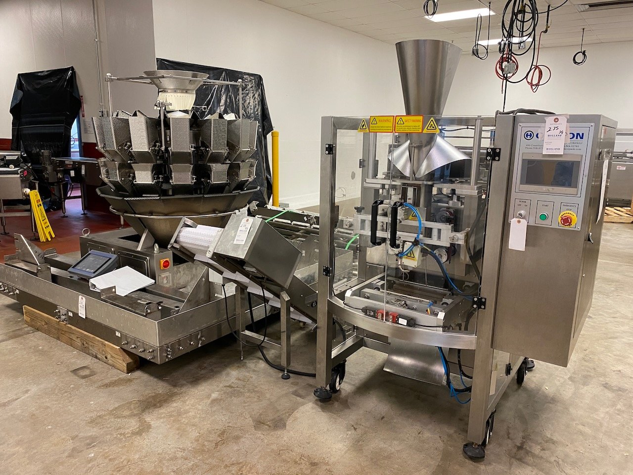 2019 Ohlson VFFS and Scale system