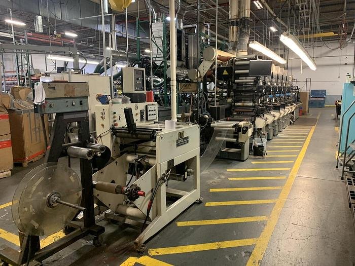 16" Comco Commander 7 Flexo Press 7 Color Printing System