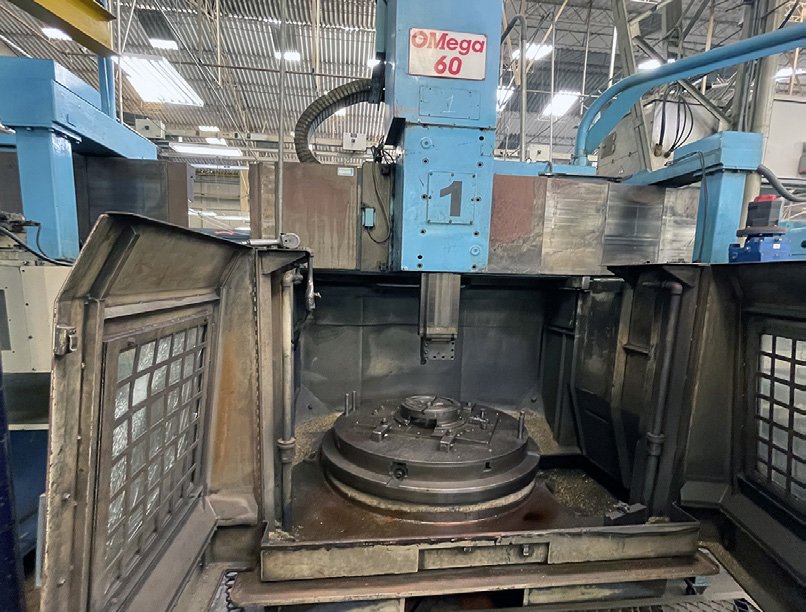 O-M Omega 60 CNC Vertical Turning Lathe