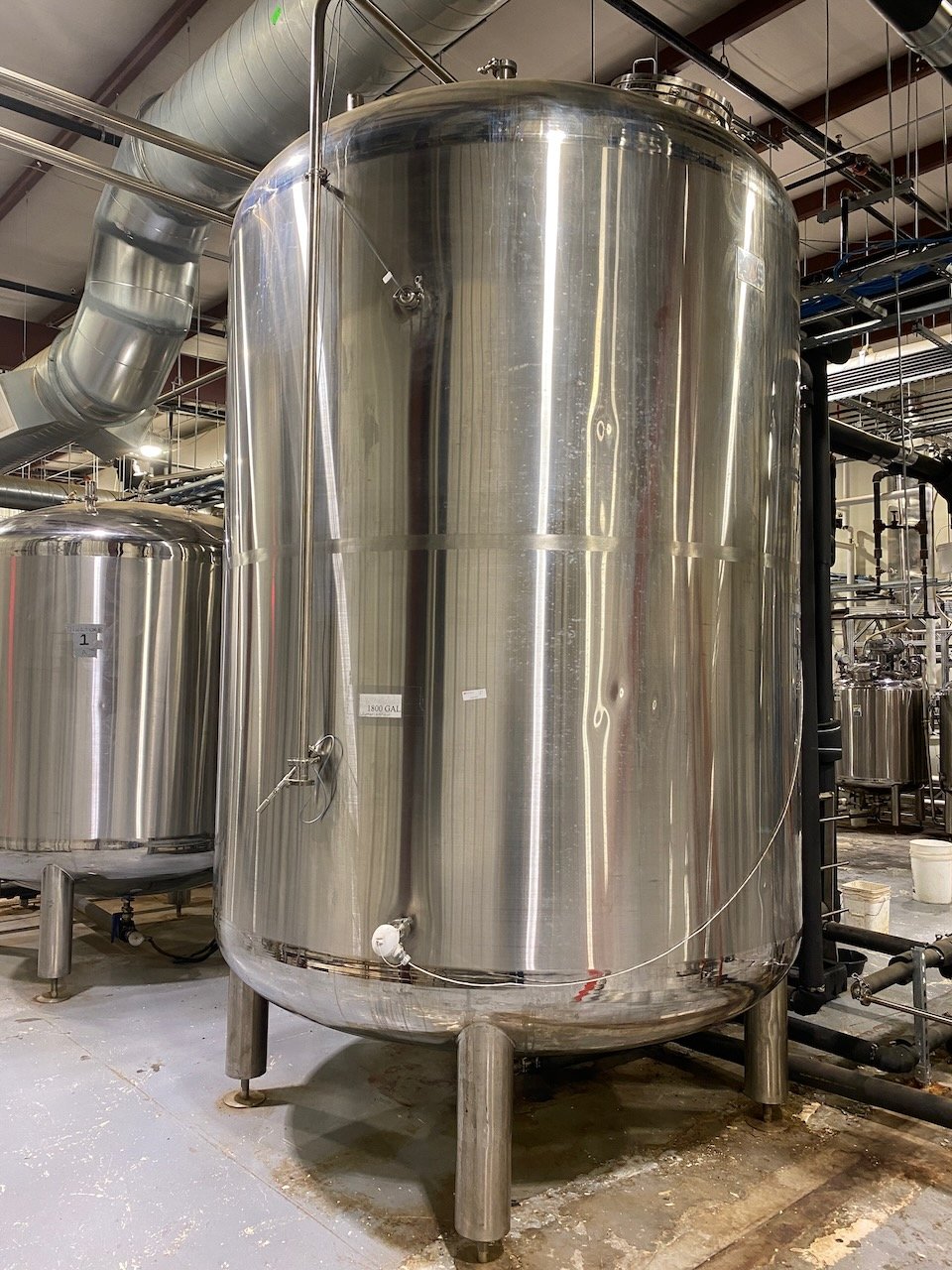 2019 1,800 Gallon Stainless, AE Tank